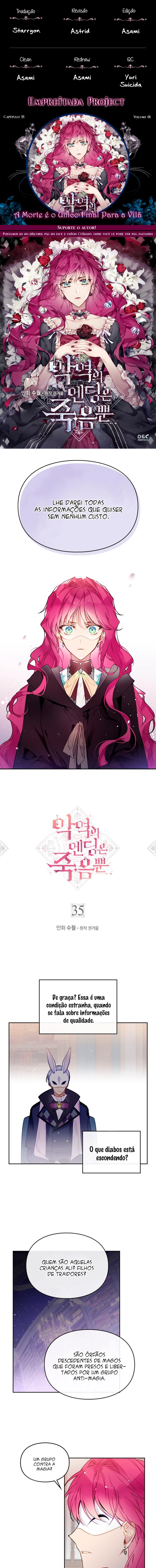 Read A Morte é o Único Fim Para a Vilã PT-BR Manga Online