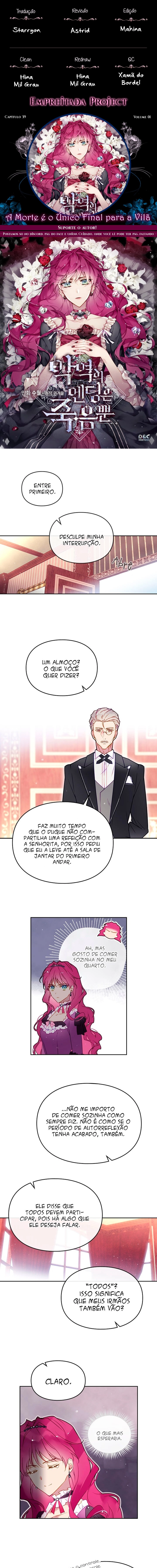 Read A Morte é o Único Fim Para a Vilã PT-BR Manga Online