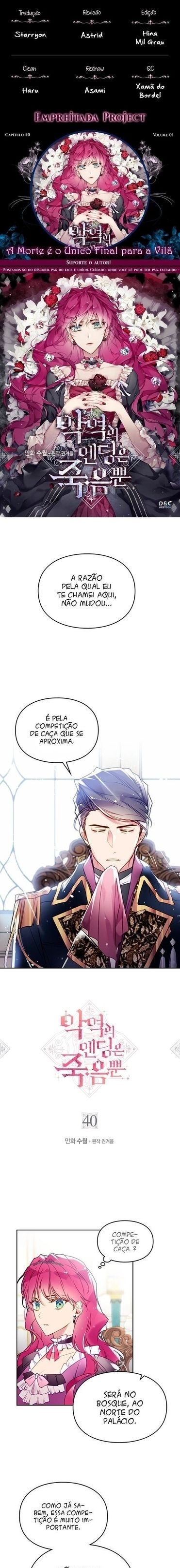 Read A Morte é o Único Fim Para a Vilã PT-BR Manga Online