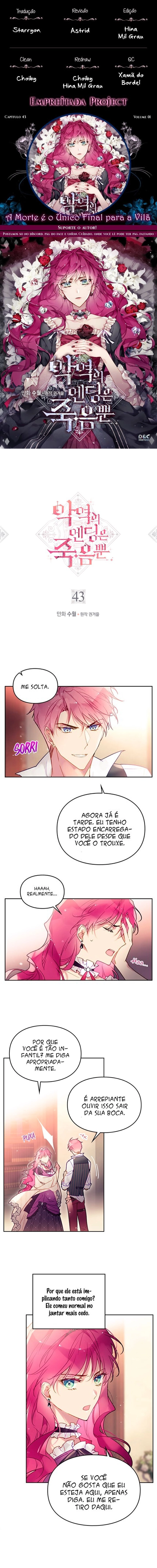Read A Morte é o Único Fim Para a Vilã PT-BR Manga Online