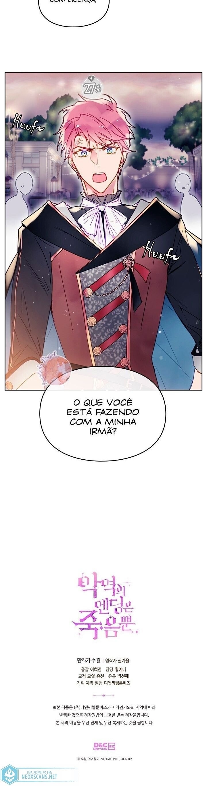 Read A Morte é o Único Fim Para a Vilã PT-BR Manga Online