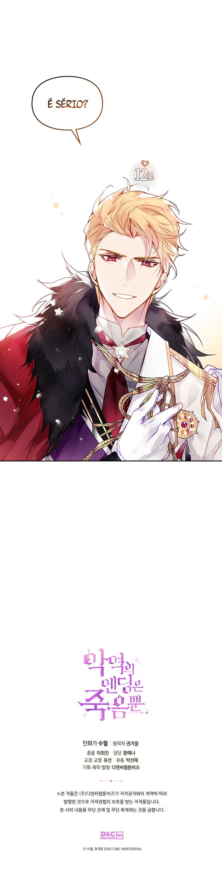Read A Morte é o Único Fim Para a Vilã PT-BR Manga Online