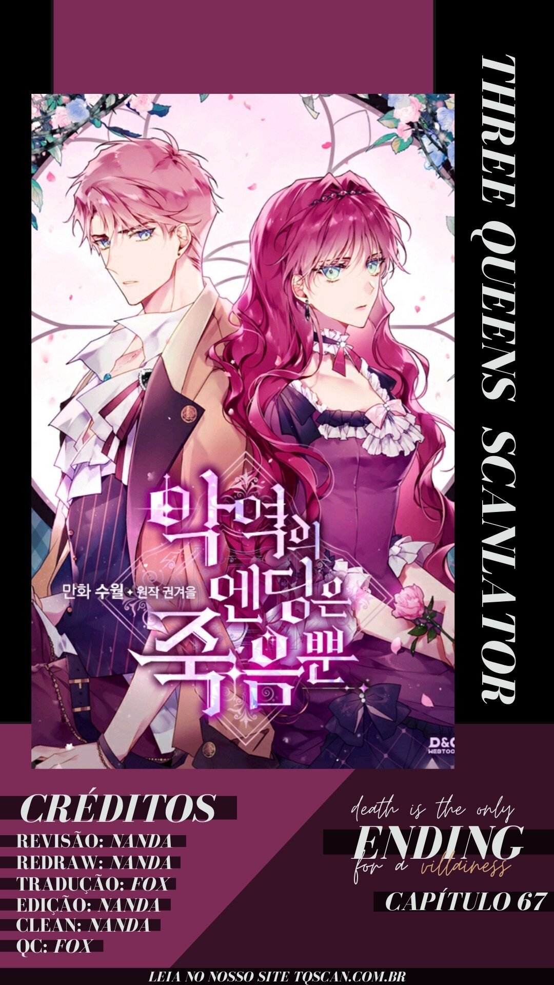 Read A Morte é o Único Fim Para a Vilã PT-BR Manga Online