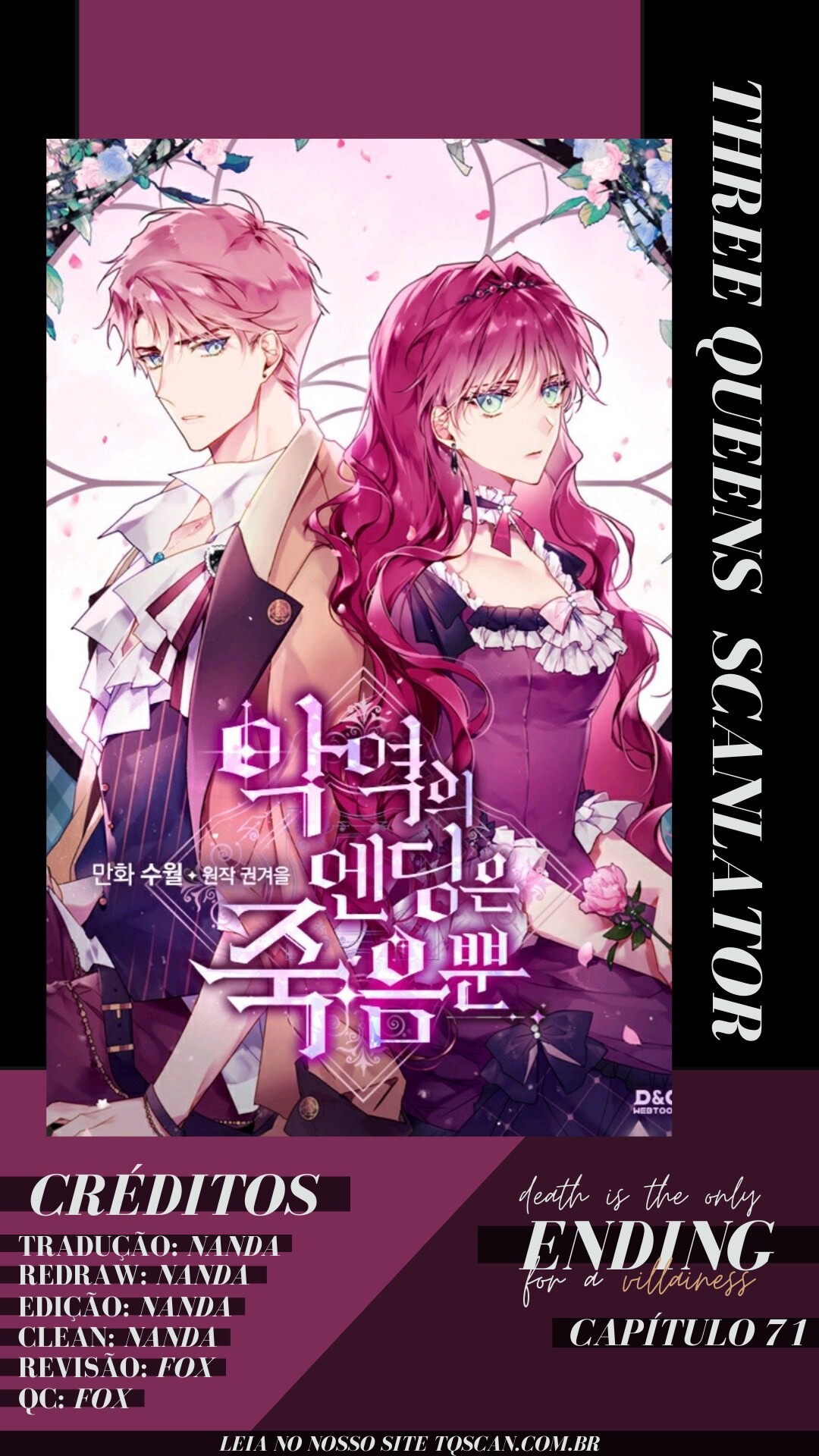 Read A Morte é o Único Fim Para a Vilã PT-BR Manga Online
