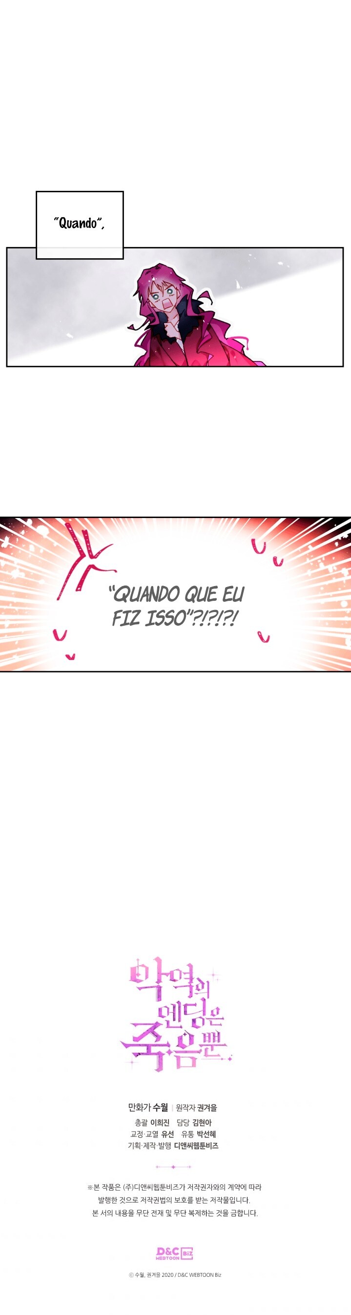 Read A Morte é o Único Fim Para a Vilã PT-BR Manga Online