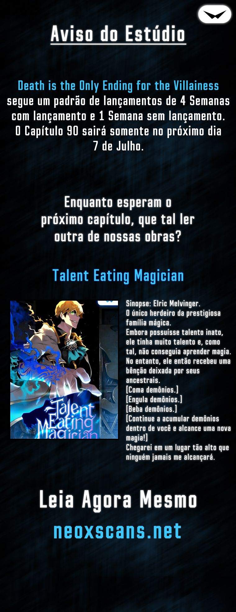 Read A Morte é o Único Fim Para a Vilã PT-BR Manga Online