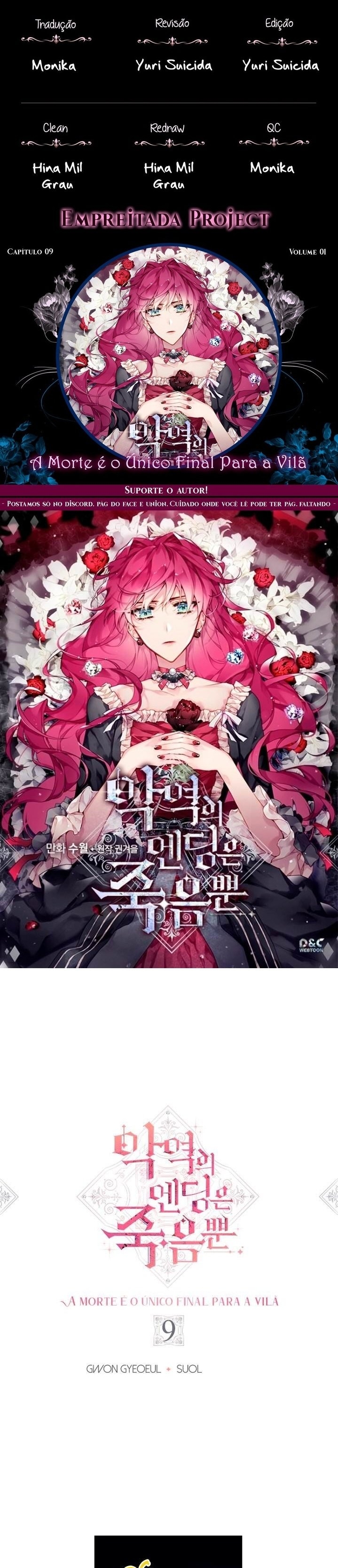 Read A Morte é o Único Fim Para a Vilã PT-BR Manga Online
