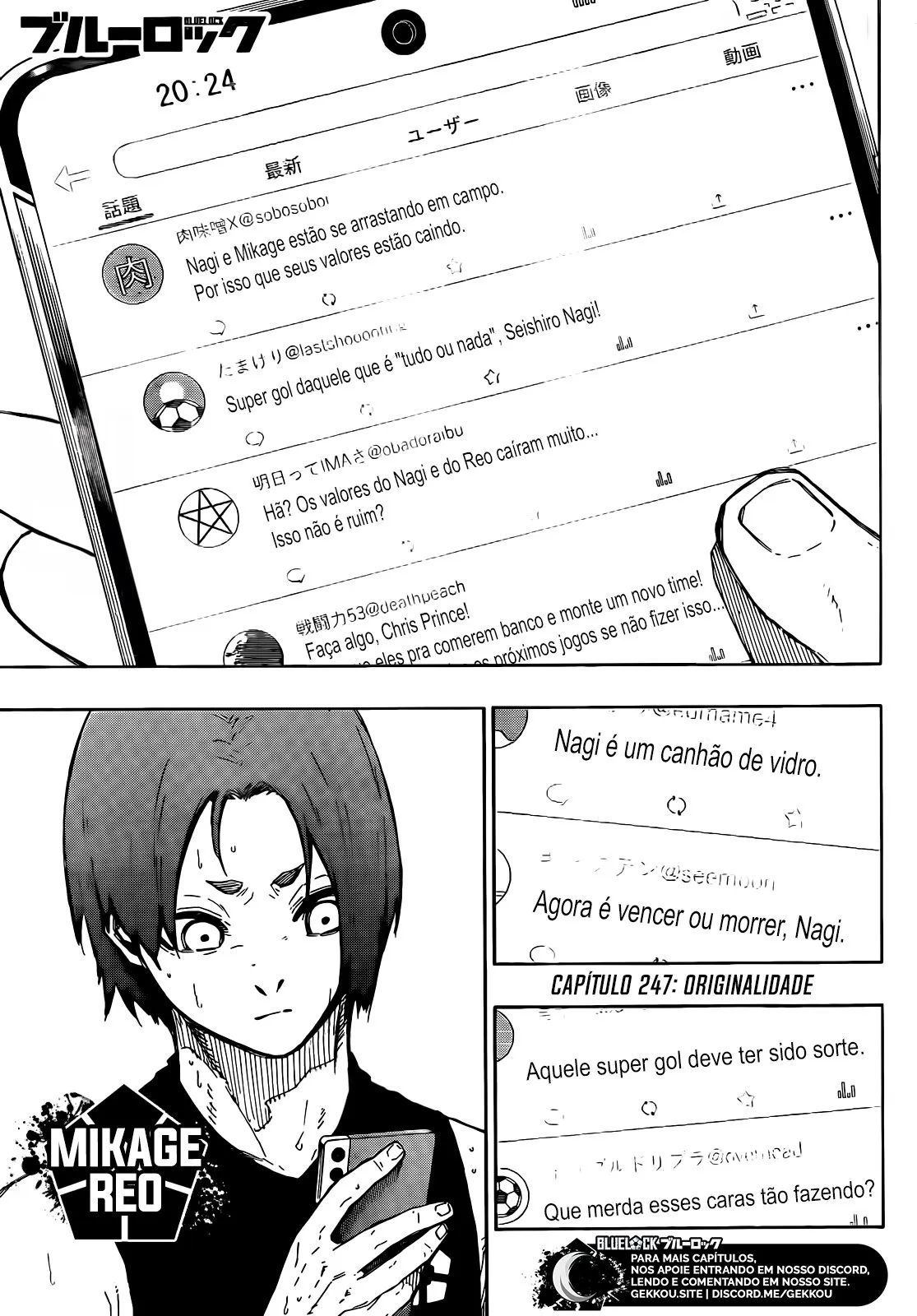 Read Blue Lock PT-BR Manga Online