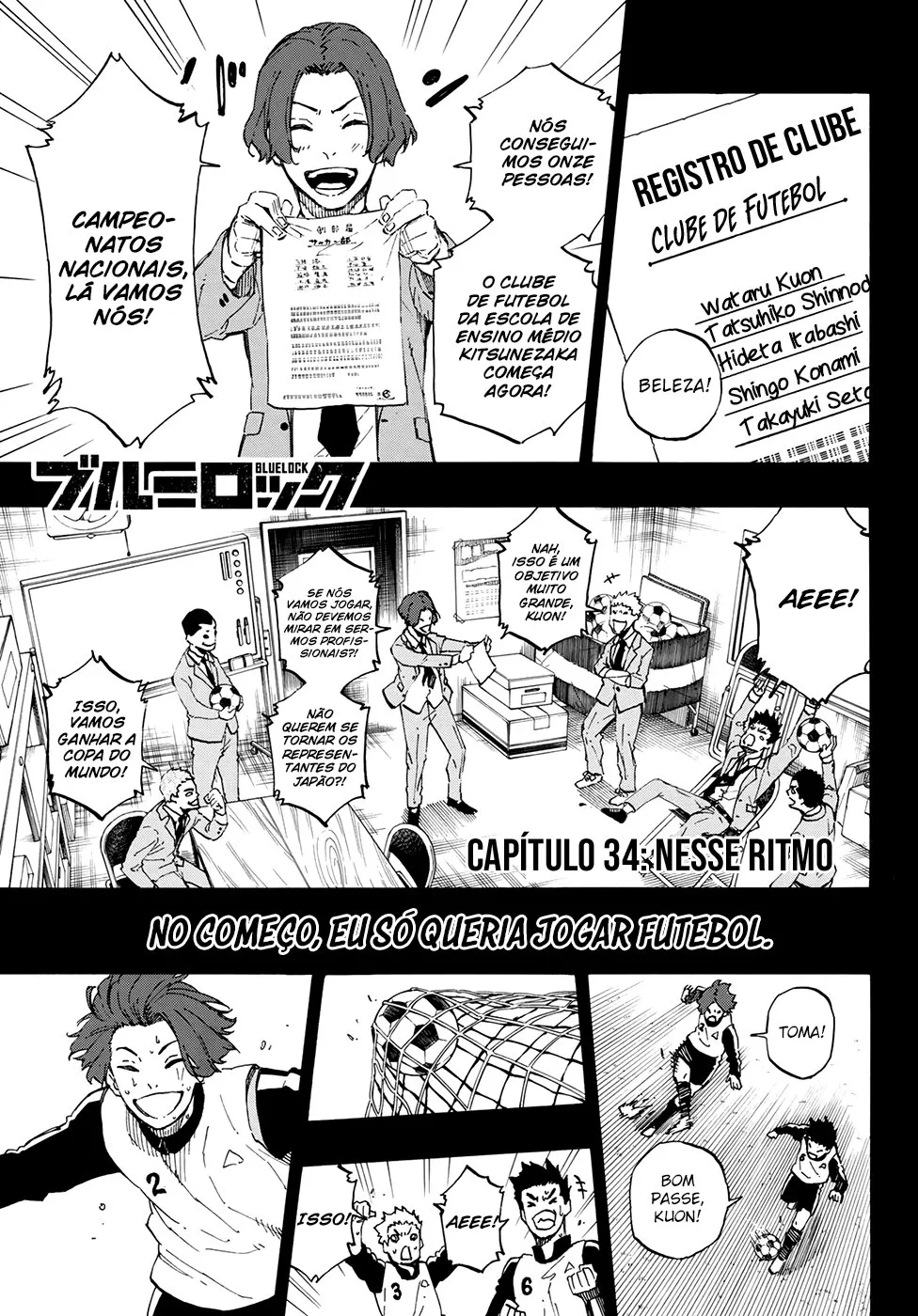 Read Blue Lock PT-BR Manga Online