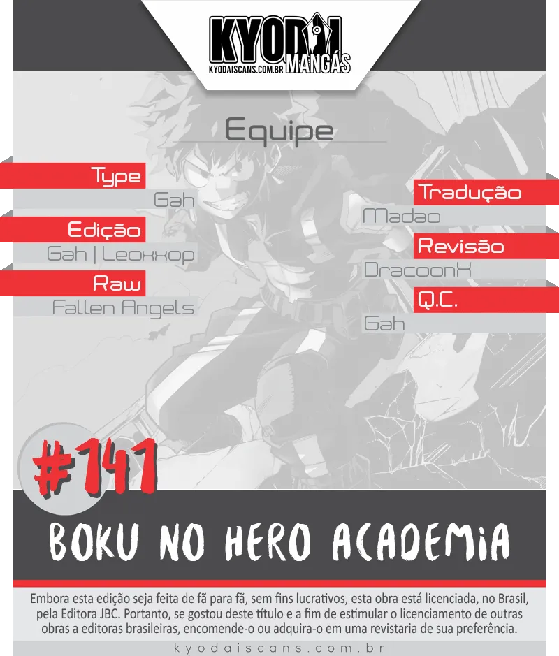 Read Boku no Hero Academia PT-BR Manga Online
