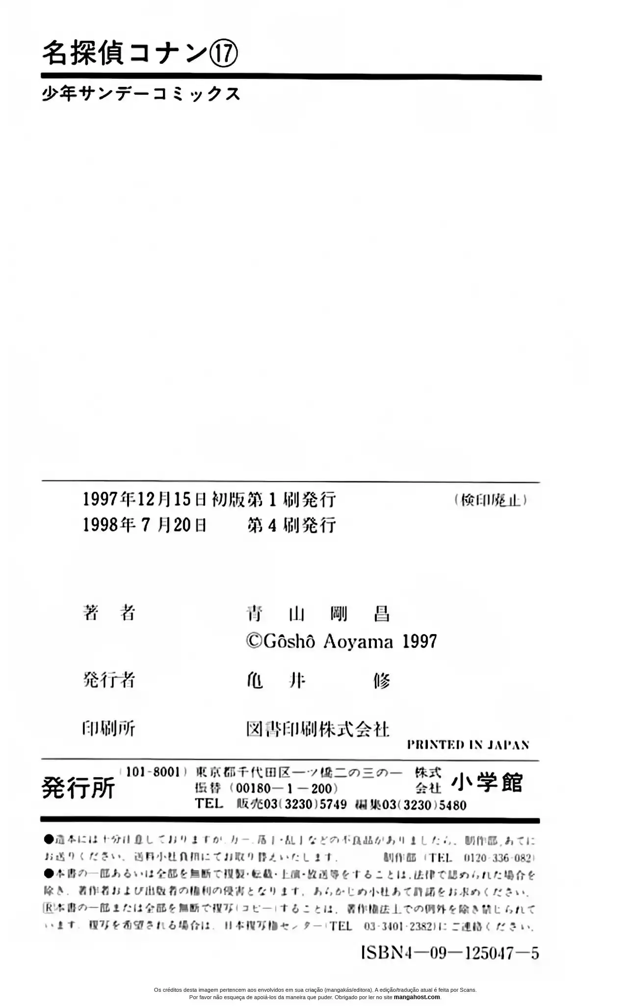 Read Detective Conan PT-BR Manga Online