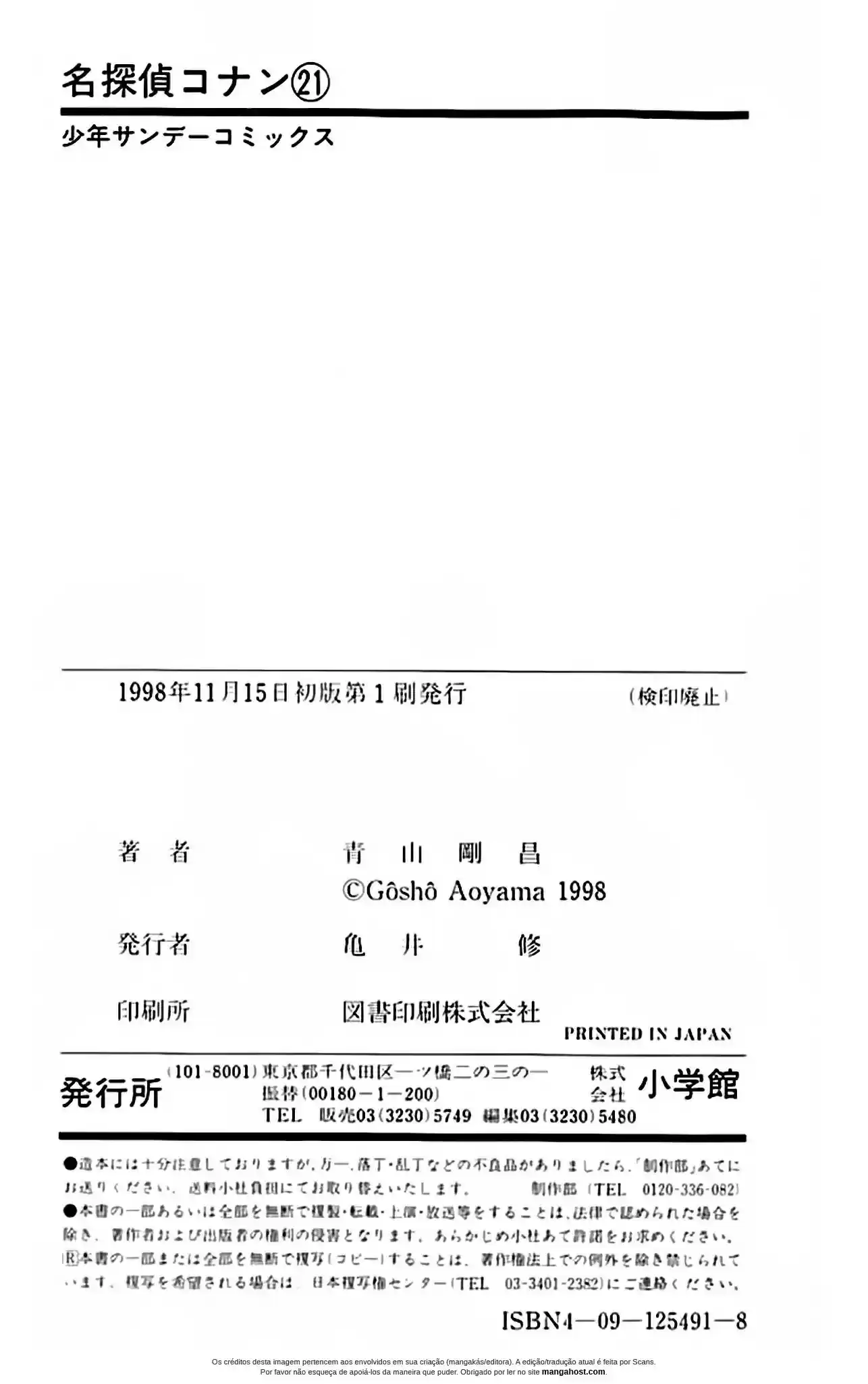 Read Detective Conan PT-BR Manga Online