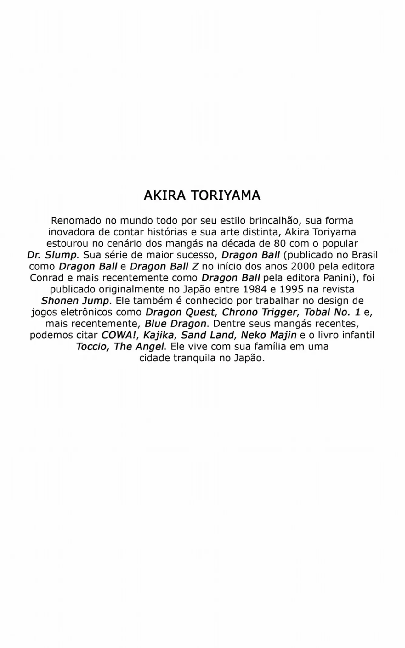 Read Dragon Ball PT-BR Manga Online