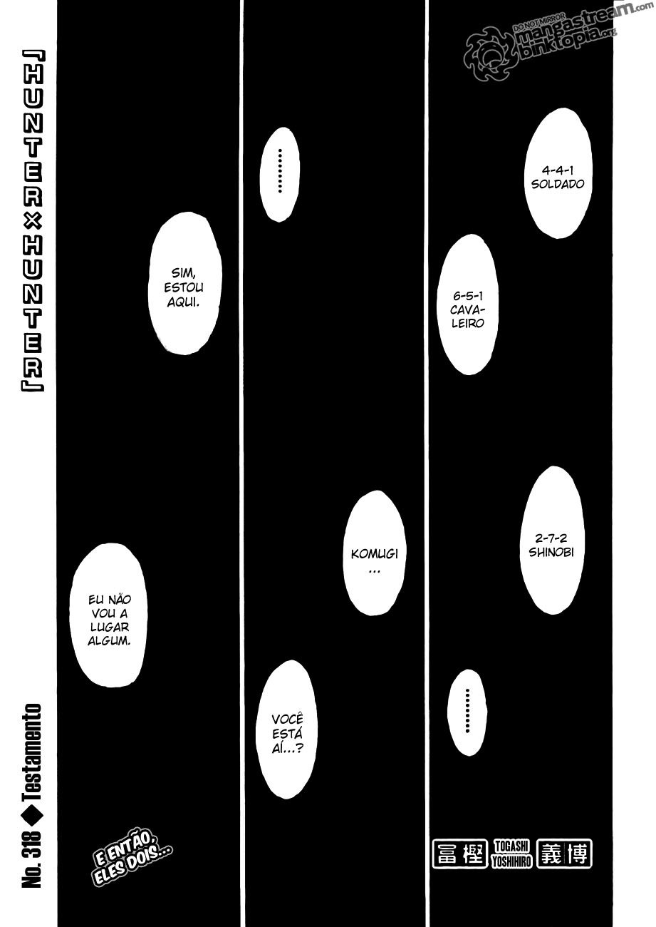 Read Hunter x Hunter PT-BR Manga Online