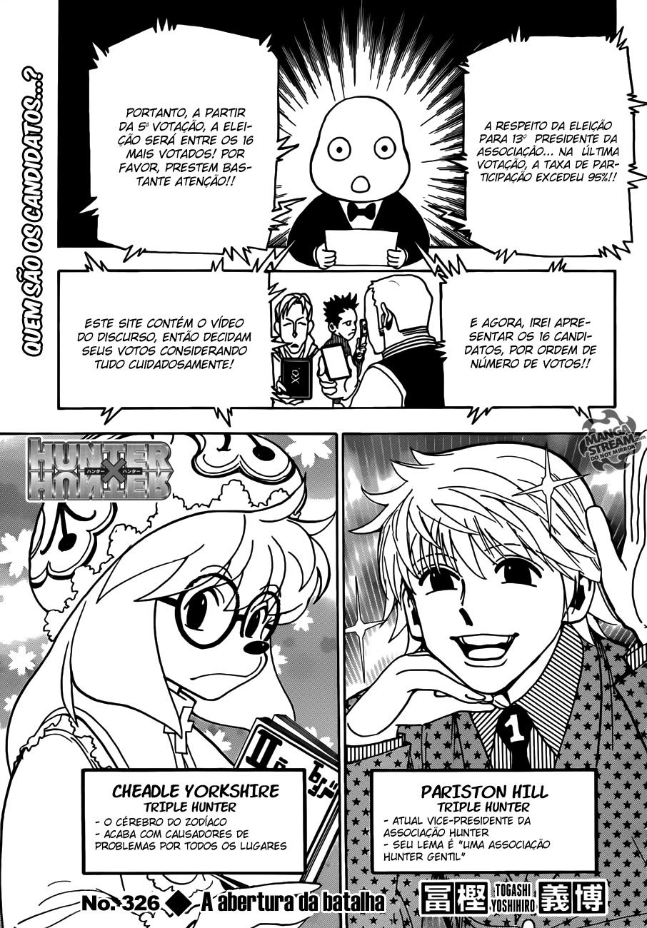 Read Hunter x Hunter PT-BR Manga Online