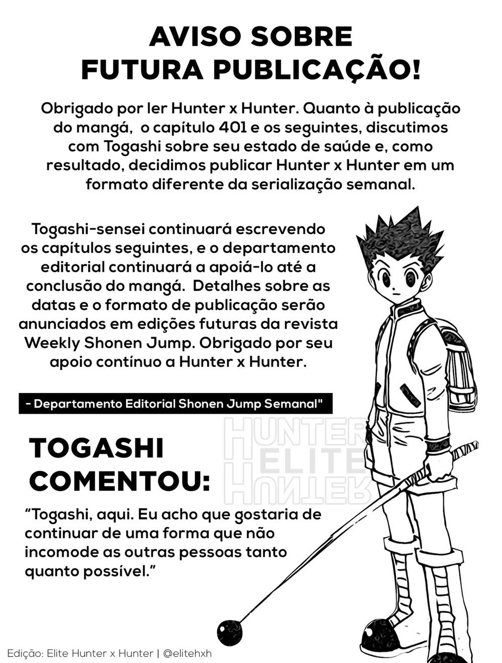Read Hunter x Hunter PT-BR Manga Online