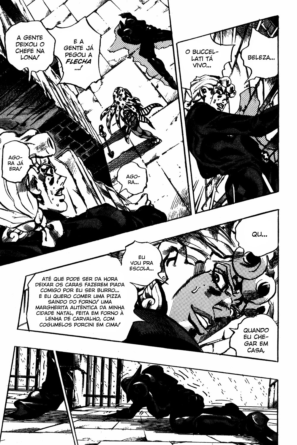Read JoJo's Bizarre Adventure Part 5  Golden Wind PT-BR Manga Online