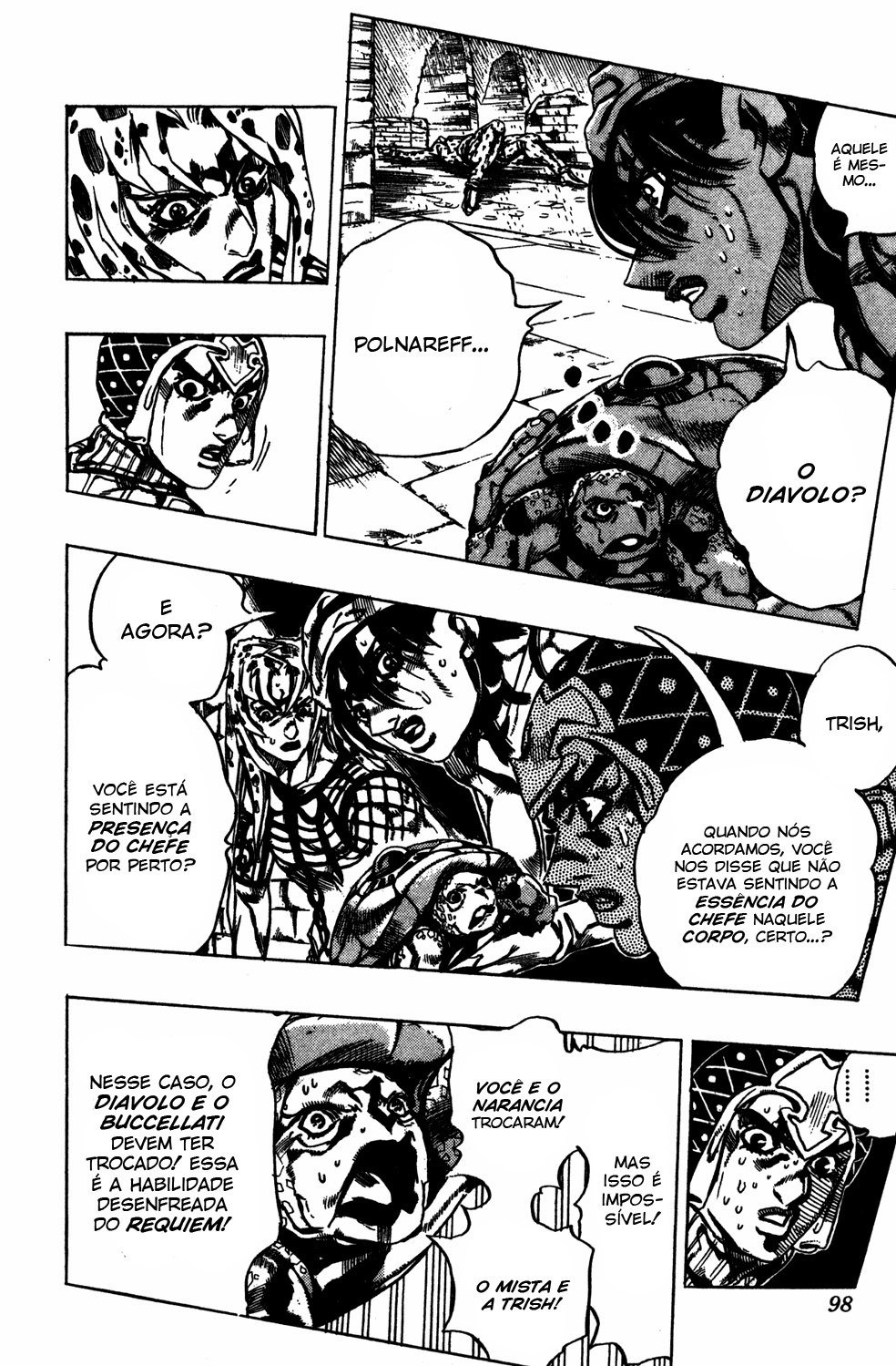 Read JoJo's Bizarre Adventure Part 5  Golden Wind PT-BR Manga Online