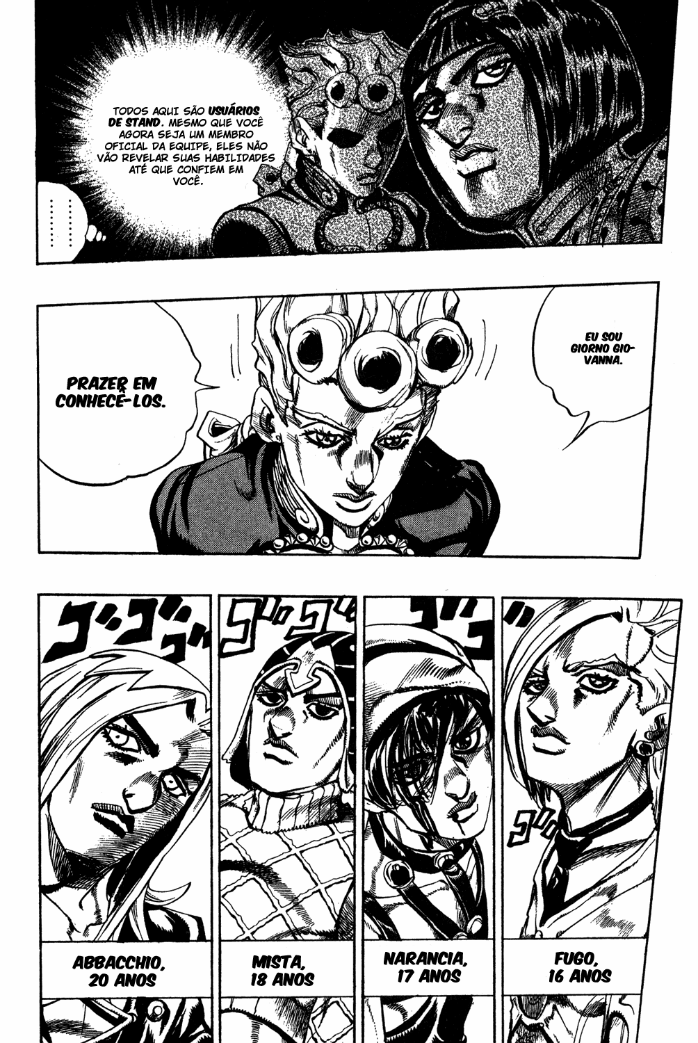 Read JoJo's Bizarre Adventure Part 5  Golden Wind PT-BR Manga Online