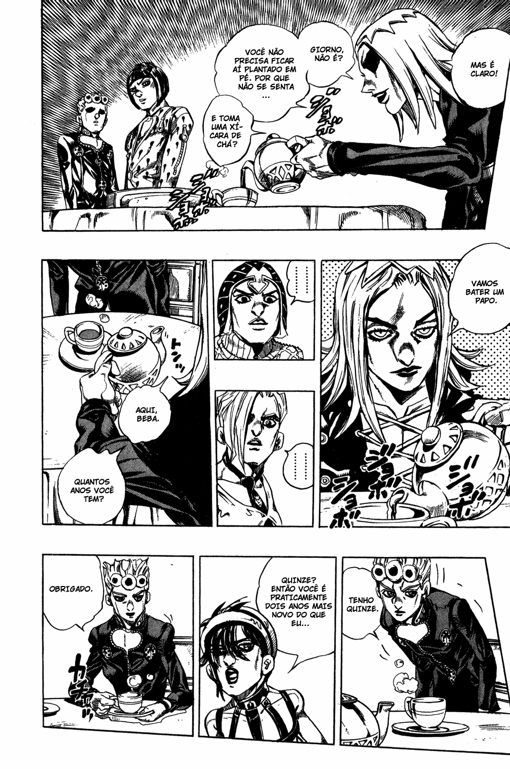 Read JoJo's Bizarre Adventure Part 5  Golden Wind PT-BR Manga Online
