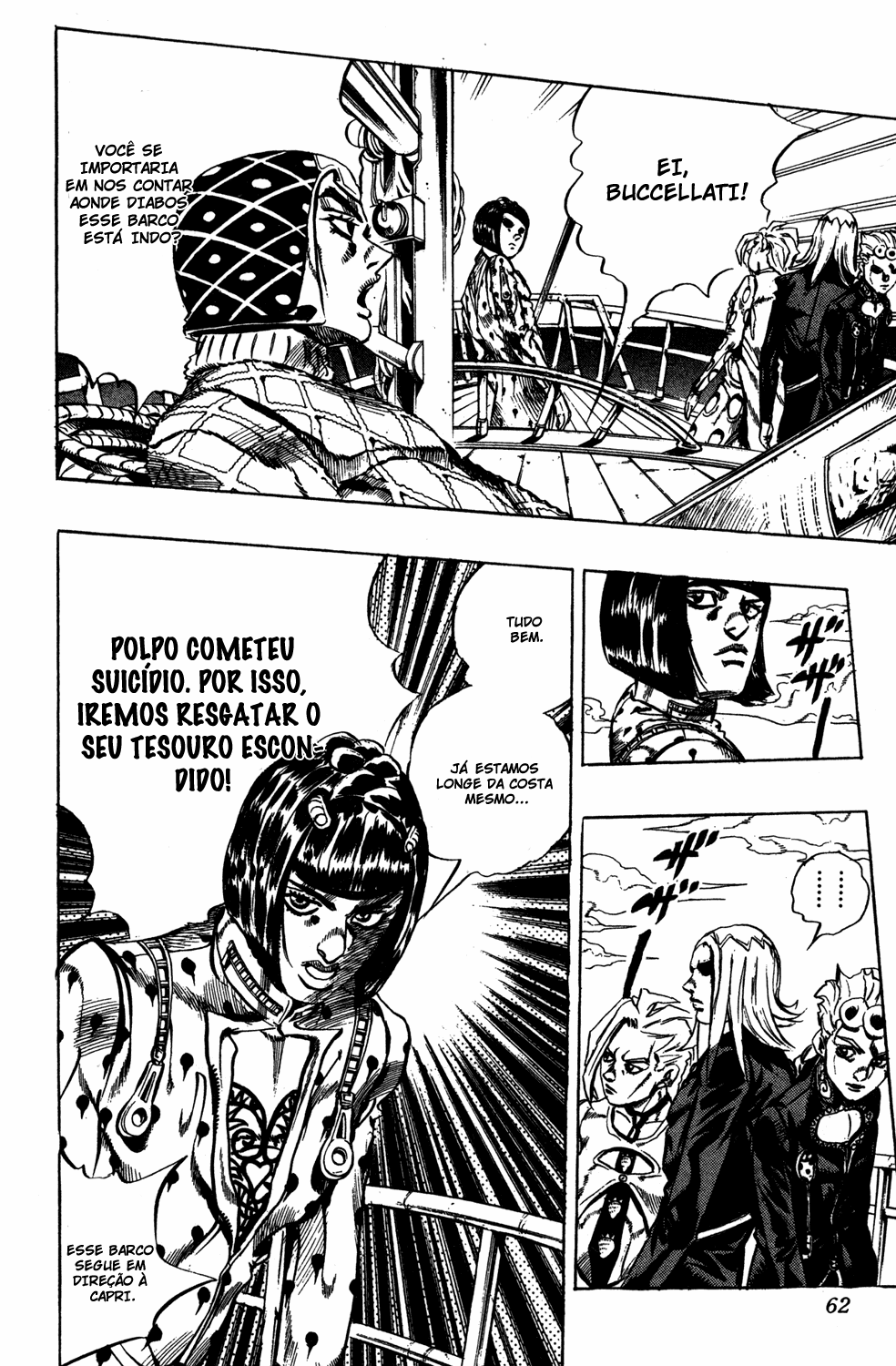 Read JoJo's Bizarre Adventure Part 5  Golden Wind PT-BR Manga Online