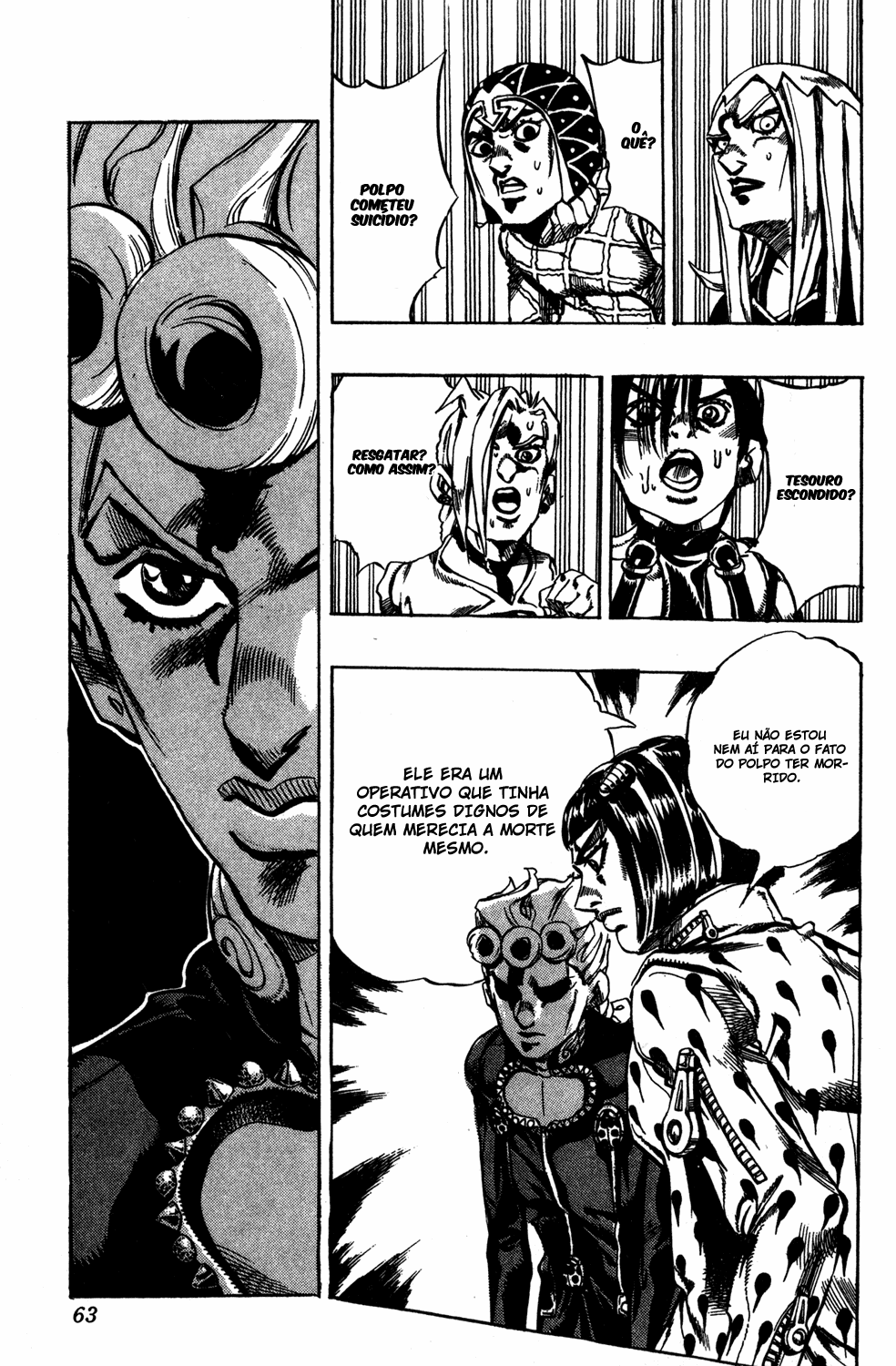 Read JoJo's Bizarre Adventure Part 5  Golden Wind PT-BR Manga Online