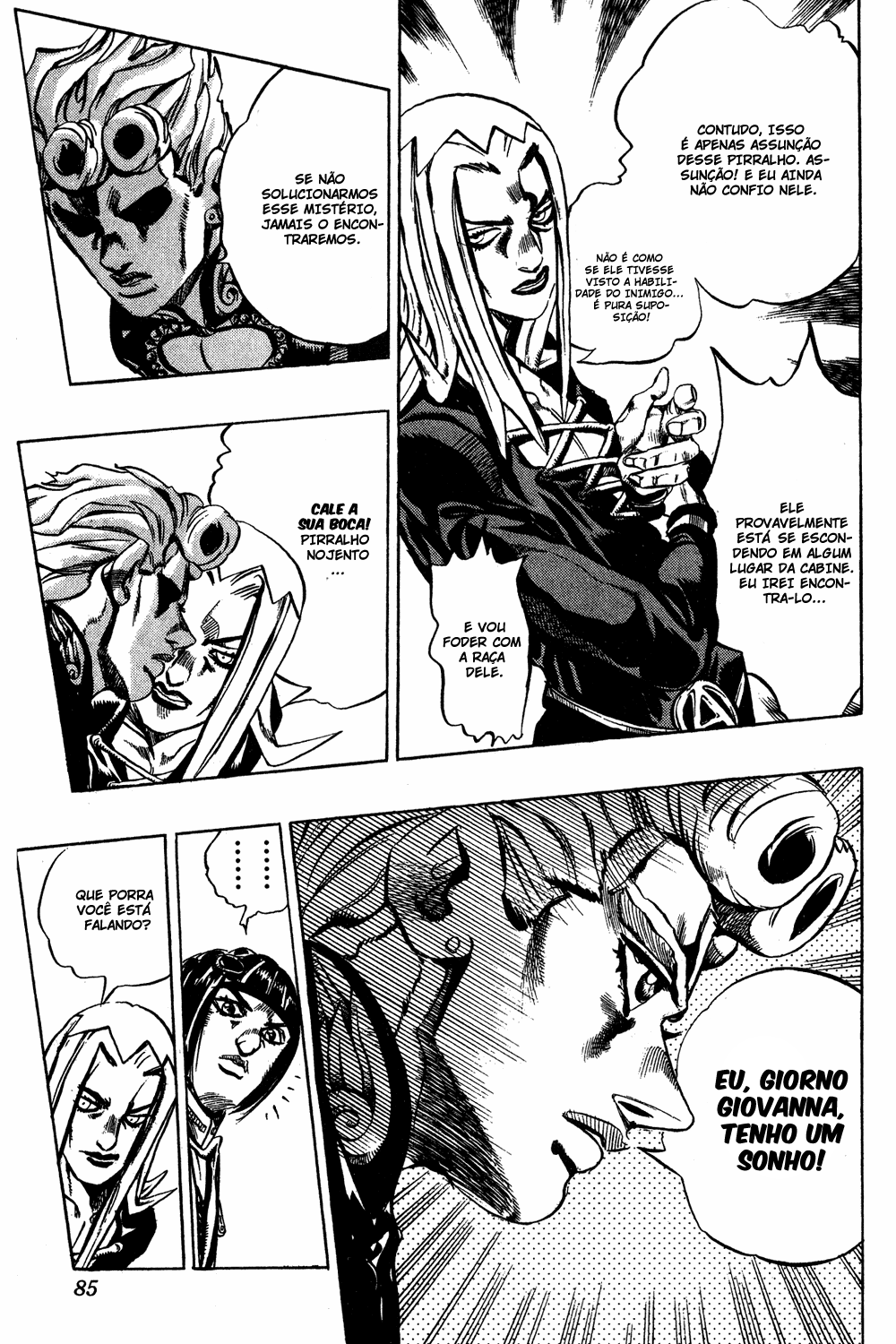 Read JoJo's Bizarre Adventure Part 5  Golden Wind PT-BR Manga Online