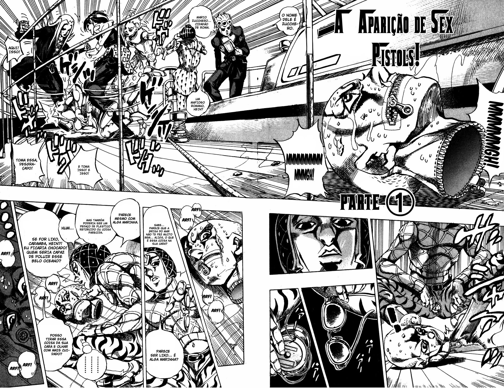 Read JoJo's Bizarre Adventure Part 5  Golden Wind PT-BR Manga Online