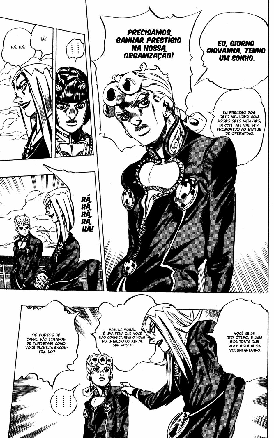 Read JoJo's Bizarre Adventure Part 5  Golden Wind PT-BR Manga Online