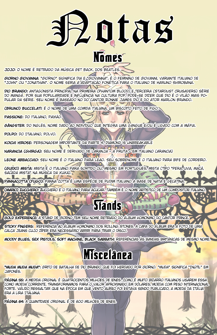 Read JoJo's Bizarre Adventure Part 5  Golden Wind PT-BR Manga Online