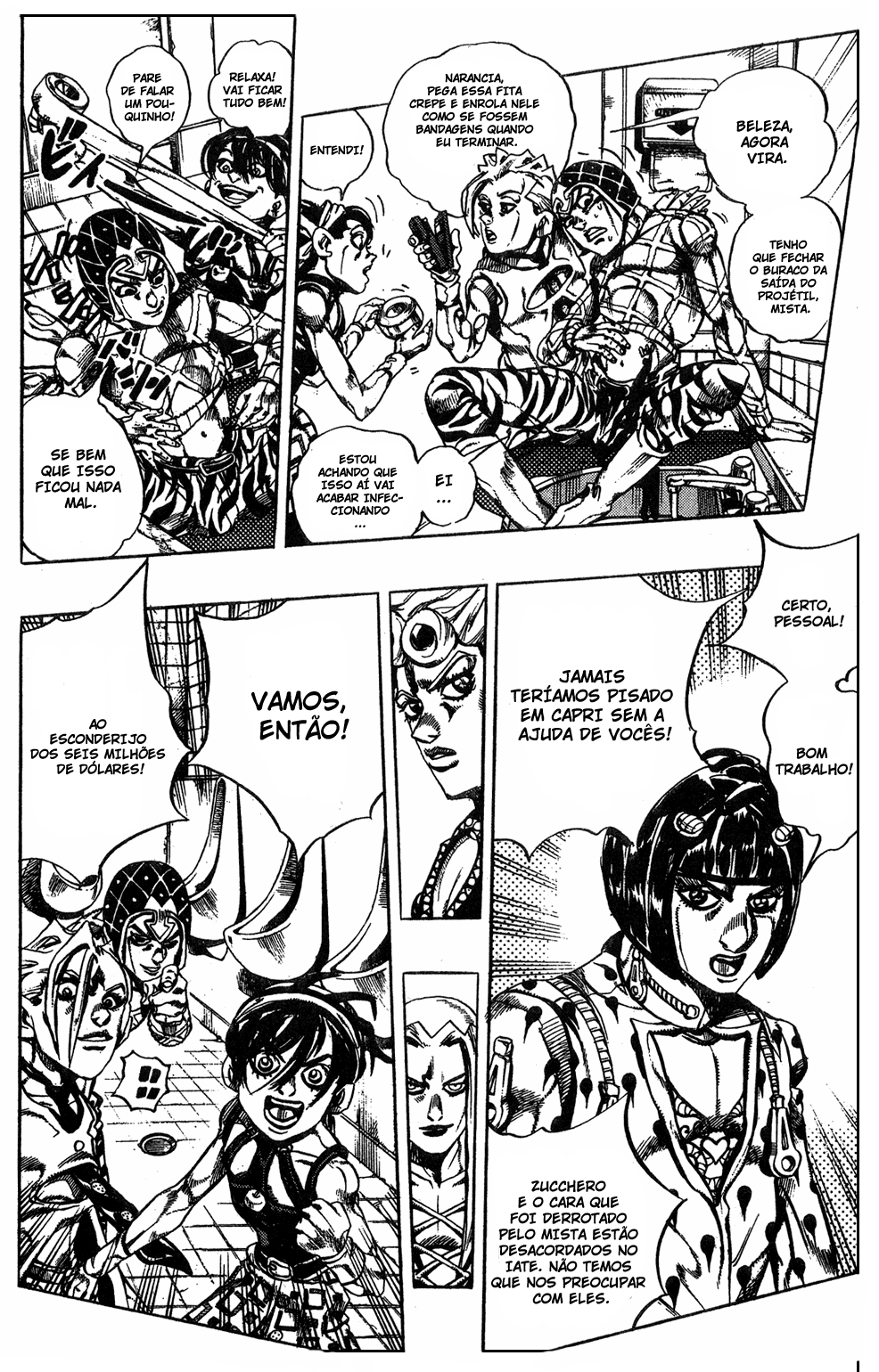 Read JoJo's Bizarre Adventure Part 5  Golden Wind PT-BR Manga Online