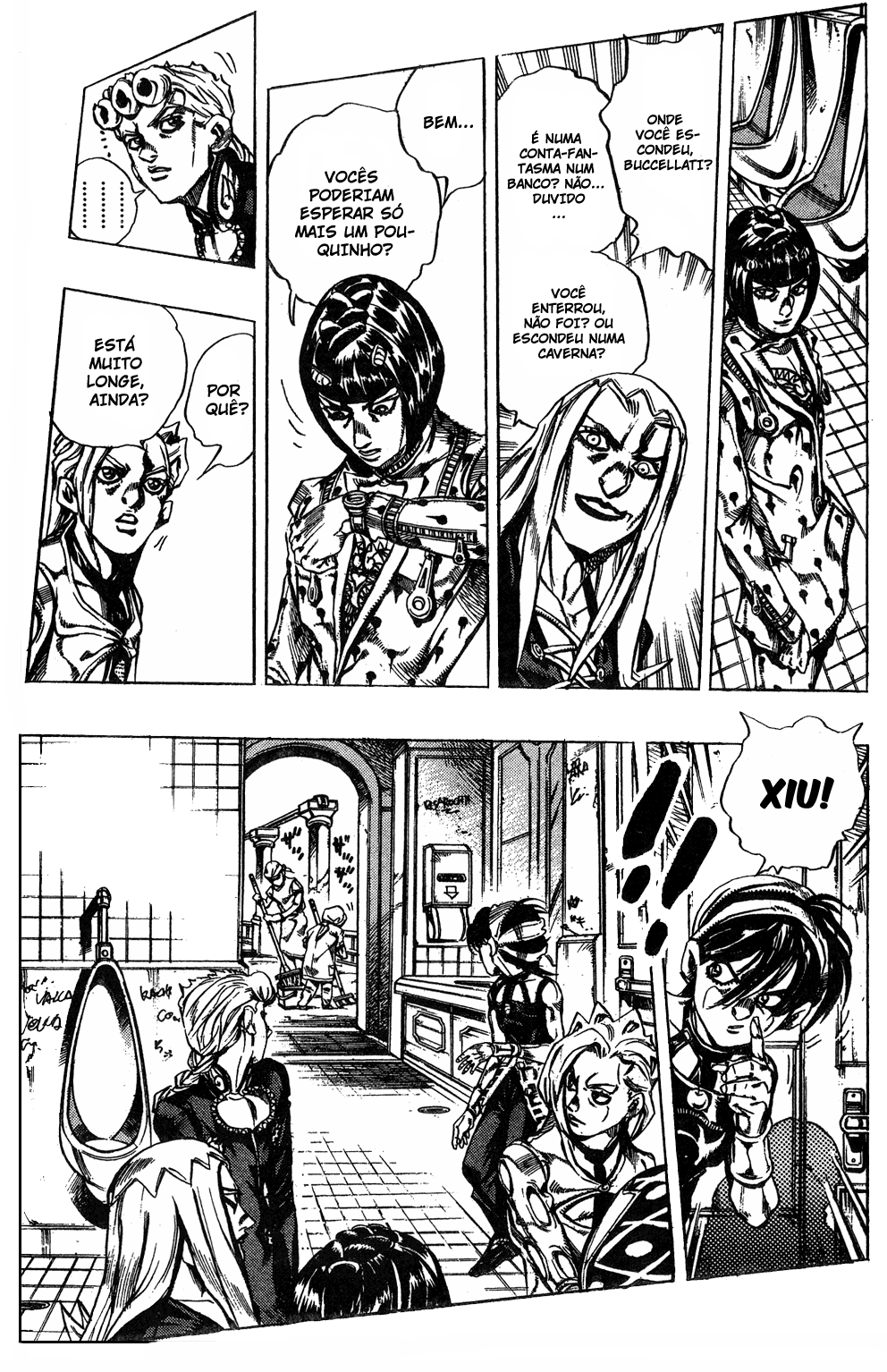 Read JoJo's Bizarre Adventure Part 5  Golden Wind PT-BR Manga Online