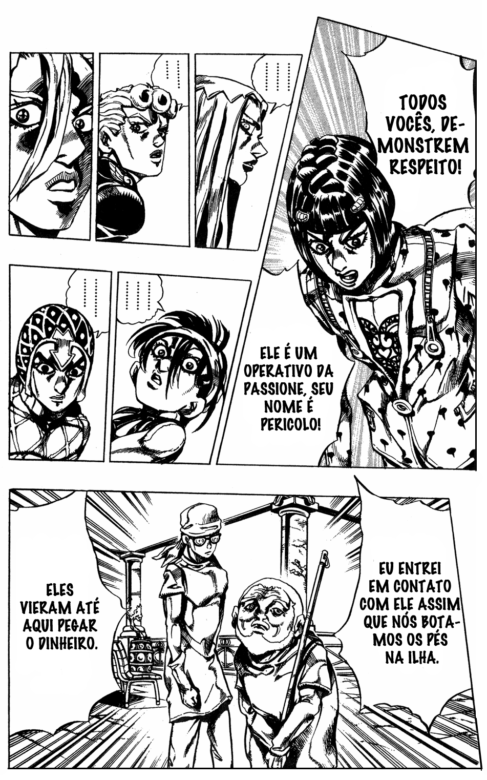 Read JoJo's Bizarre Adventure Part 5  Golden Wind PT-BR Manga Online