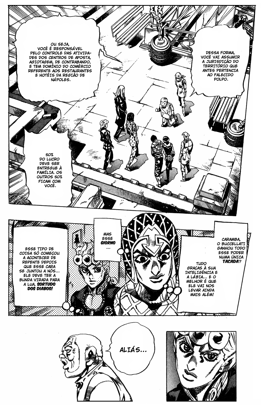 Read JoJo's Bizarre Adventure Part 5  Golden Wind PT-BR Manga Online