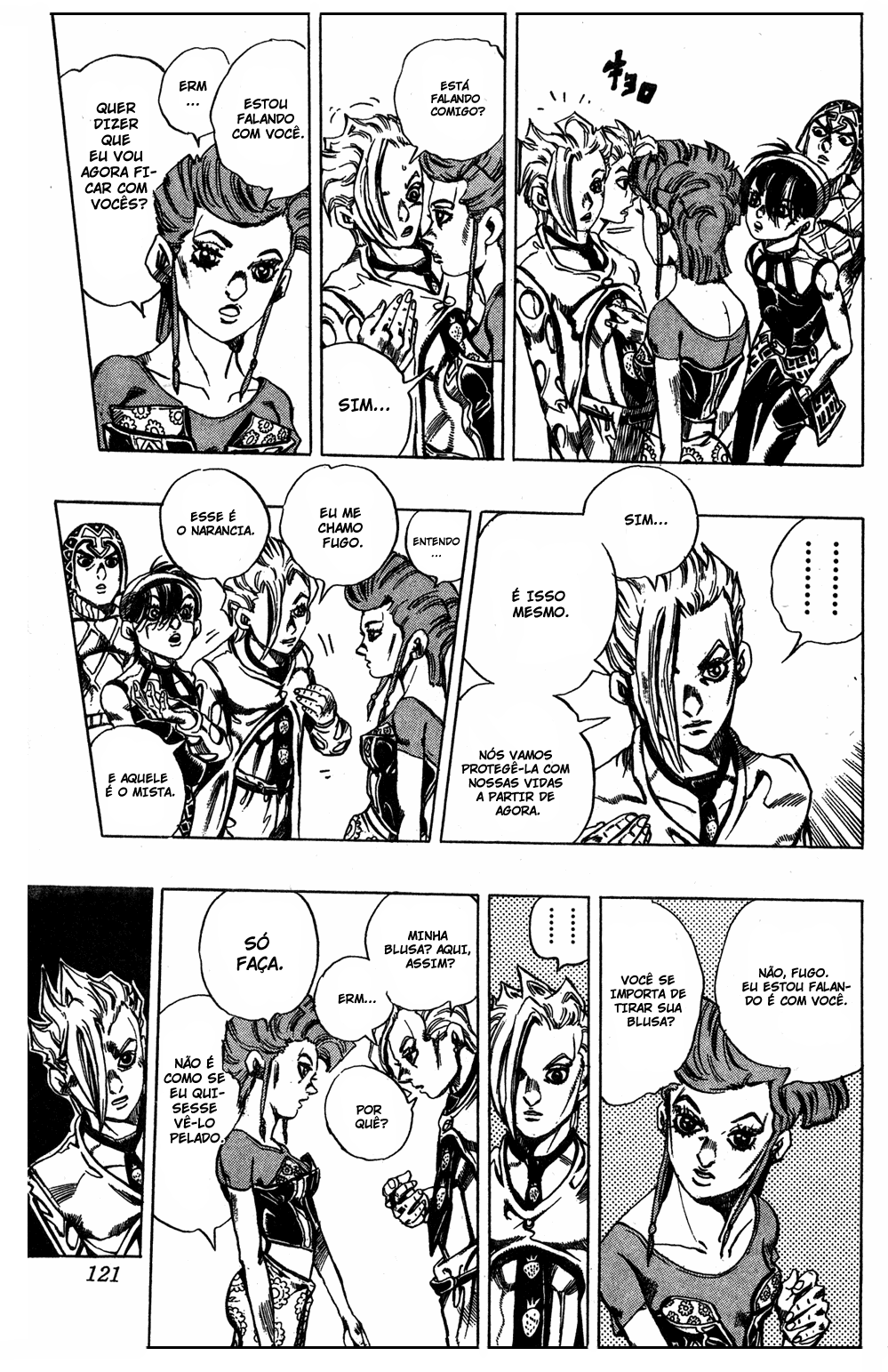 Read JoJo's Bizarre Adventure Part 5  Golden Wind PT-BR Manga Online