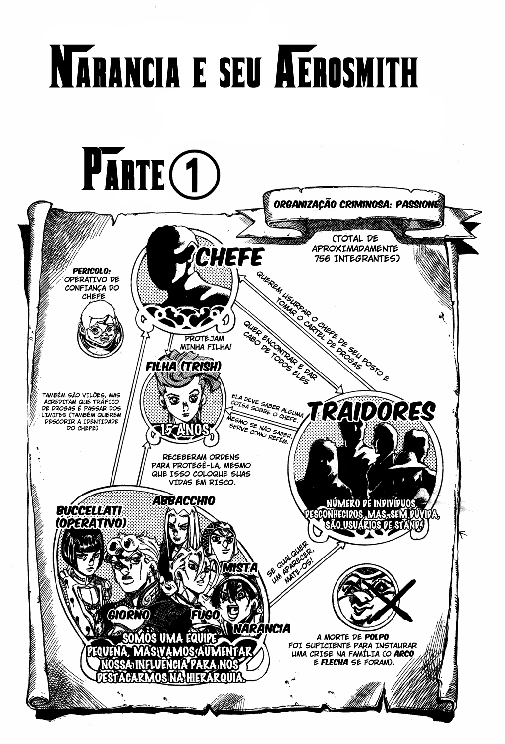 Read JoJo's Bizarre Adventure Part 5  Golden Wind PT-BR Manga Online
