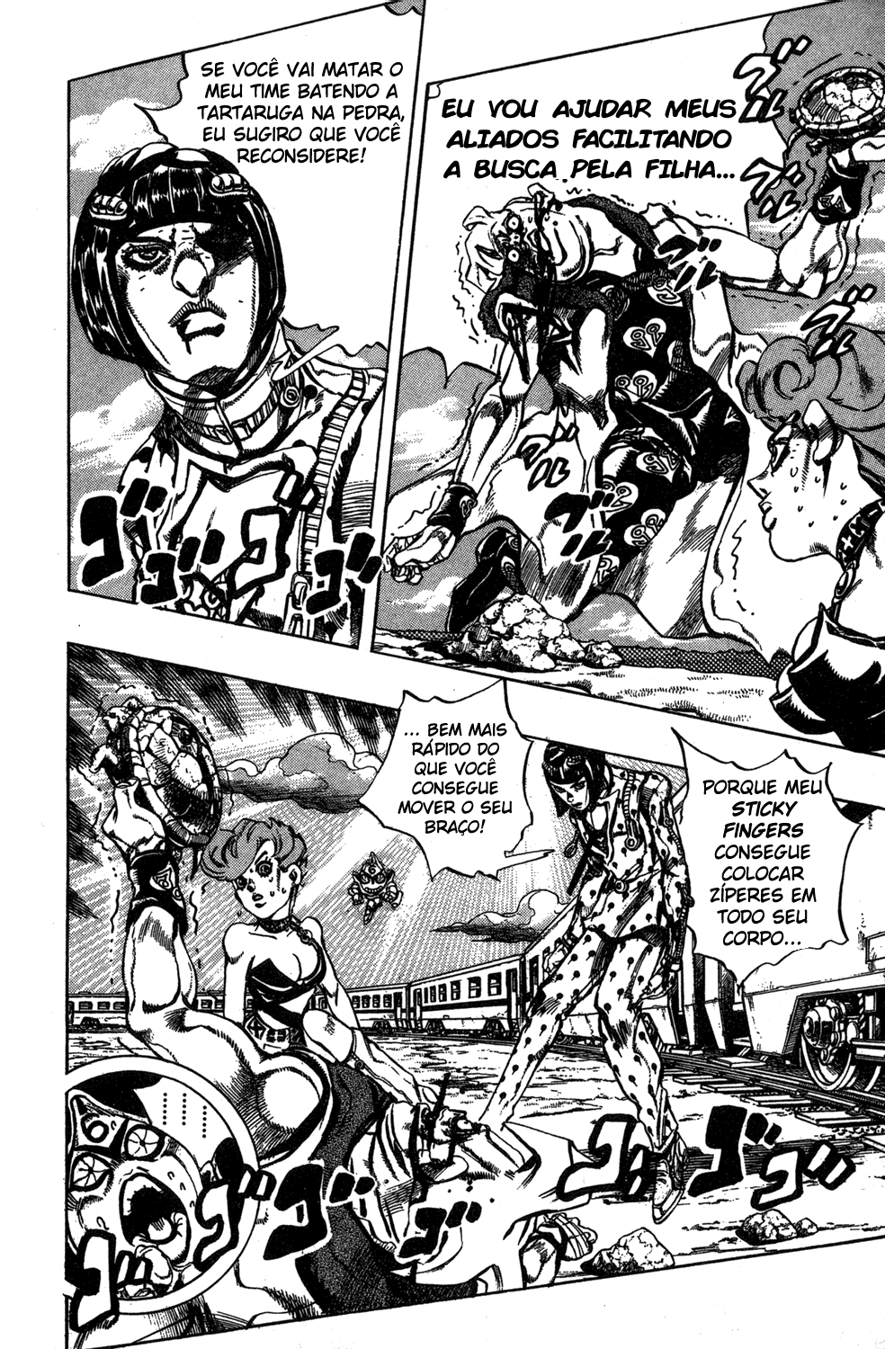 Read JoJo's Bizarre Adventure Part 5  Golden Wind PT-BR Manga Online