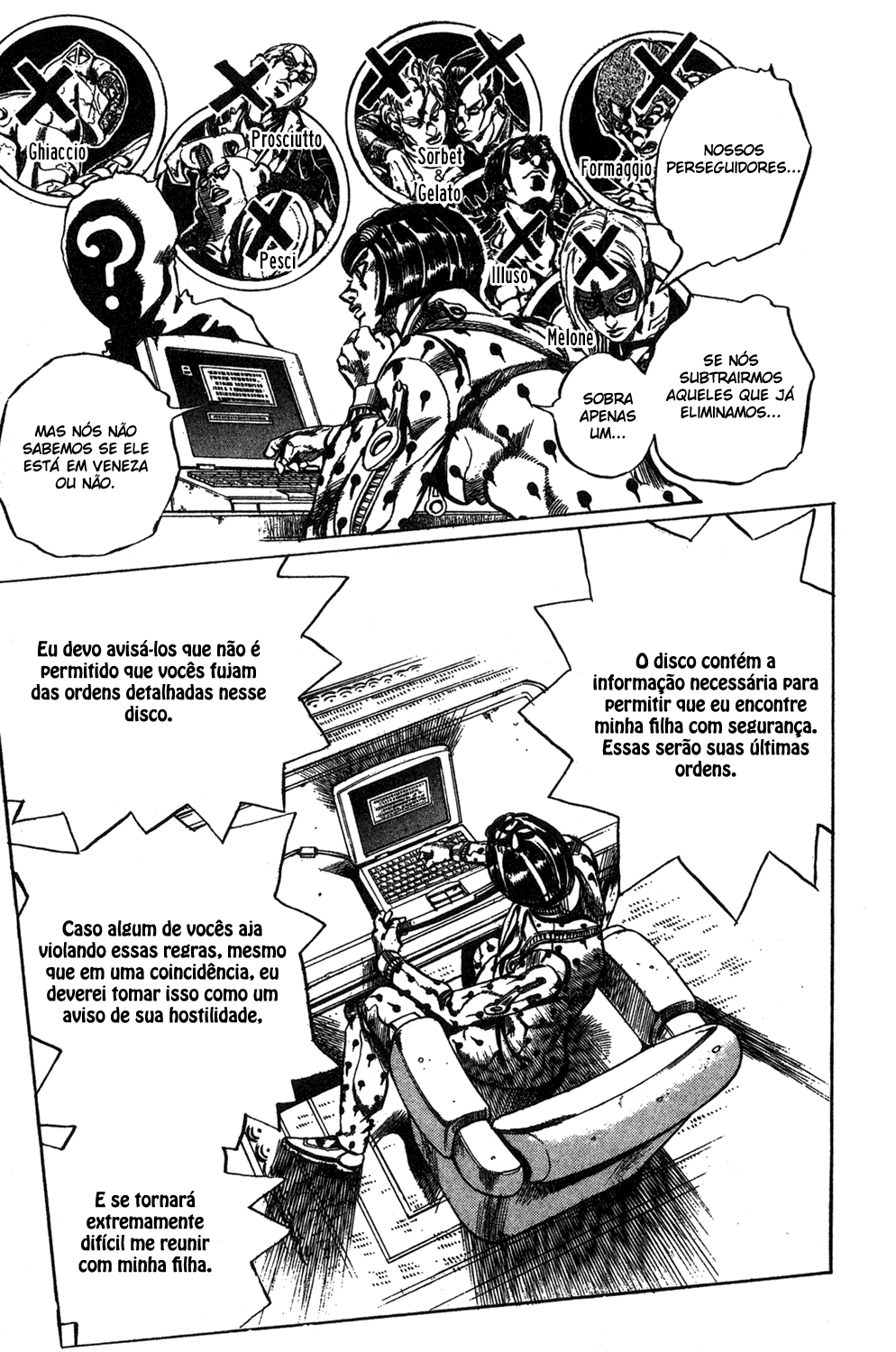 Read JoJo's Bizarre Adventure Part 5  Golden Wind PT-BR Manga Online