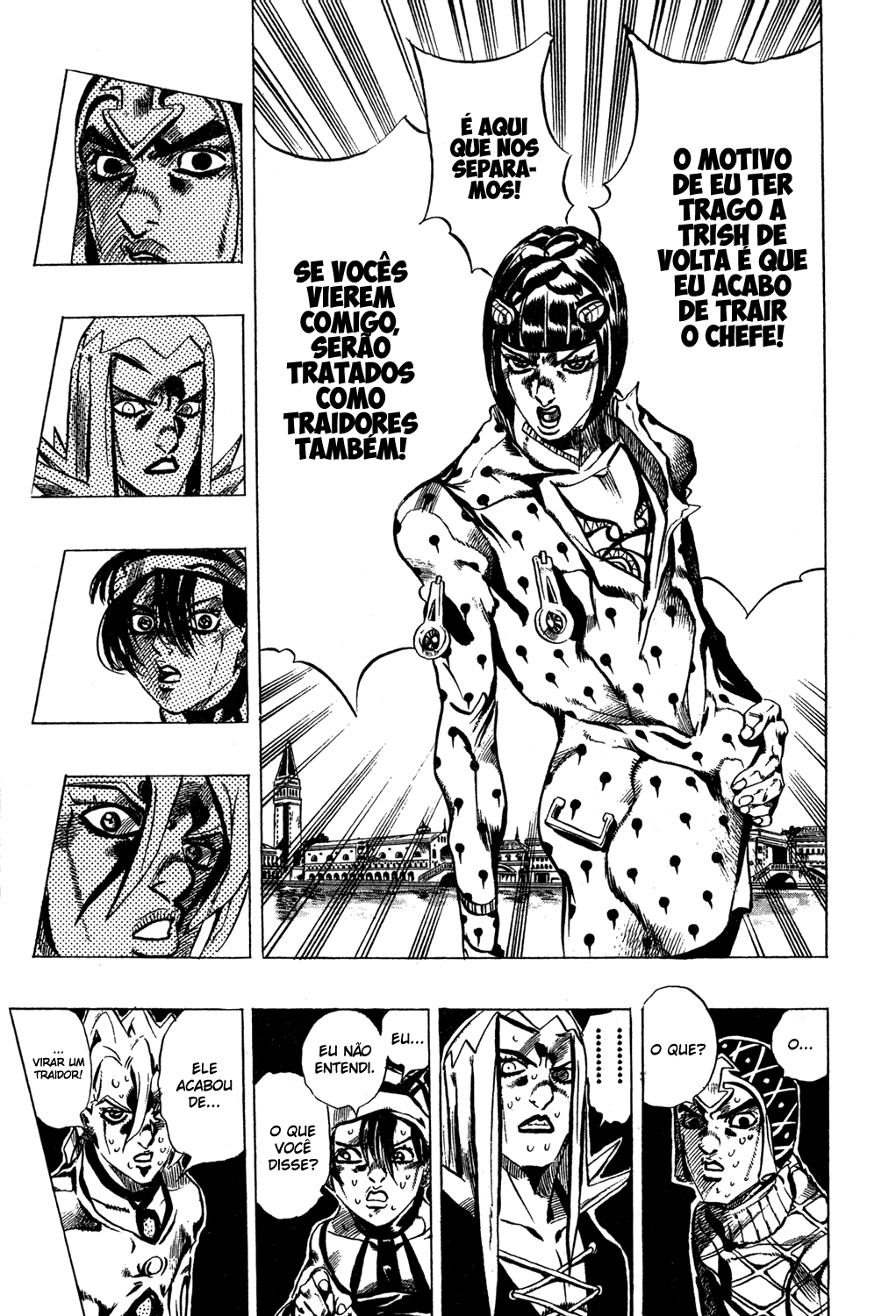 Read JoJo's Bizarre Adventure Part 5  Golden Wind PT-BR Manga Online