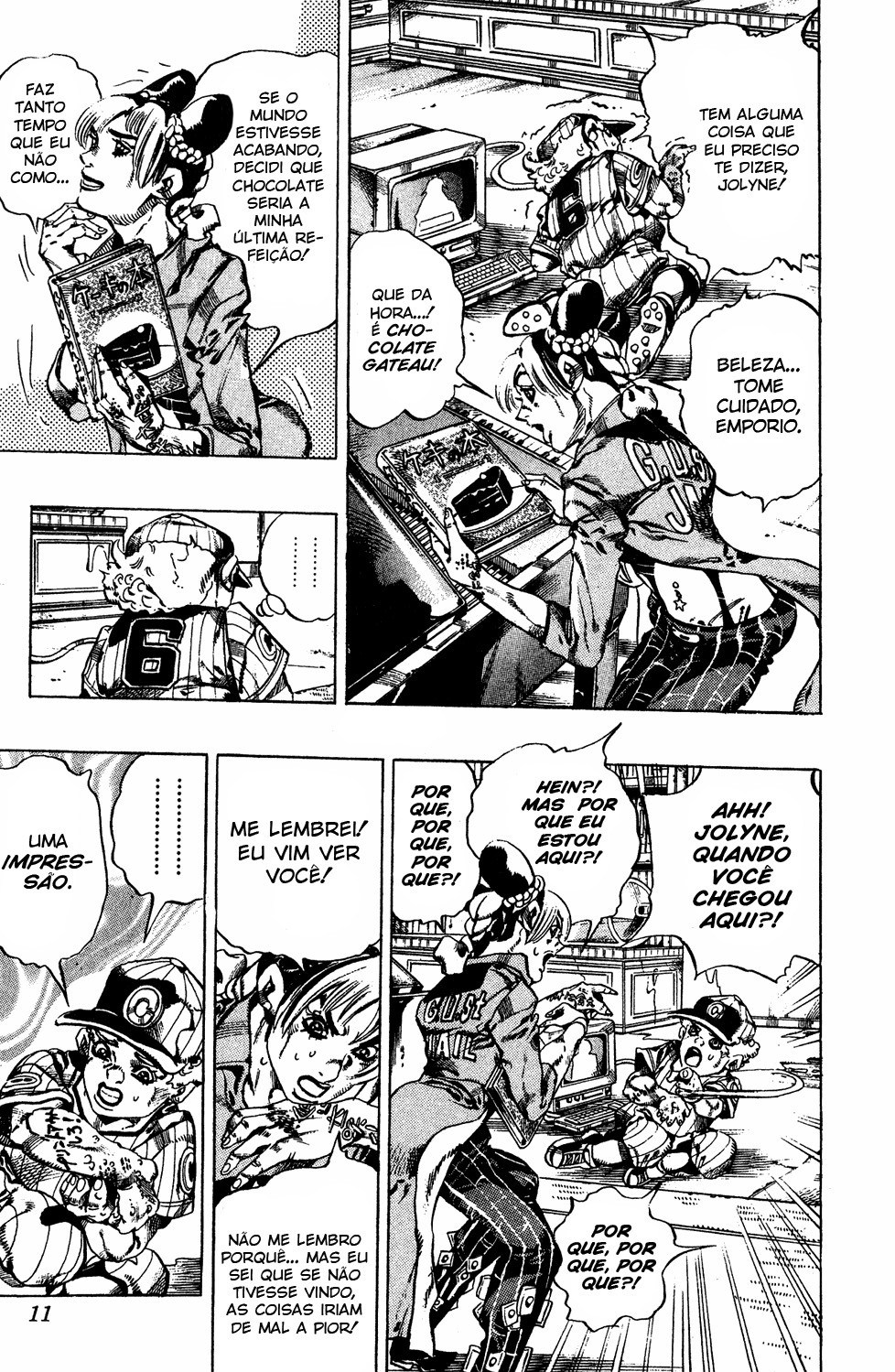 Read JoJo's Bizarre Adventure Part 6  Stone Ocean PT-BR Manga Online