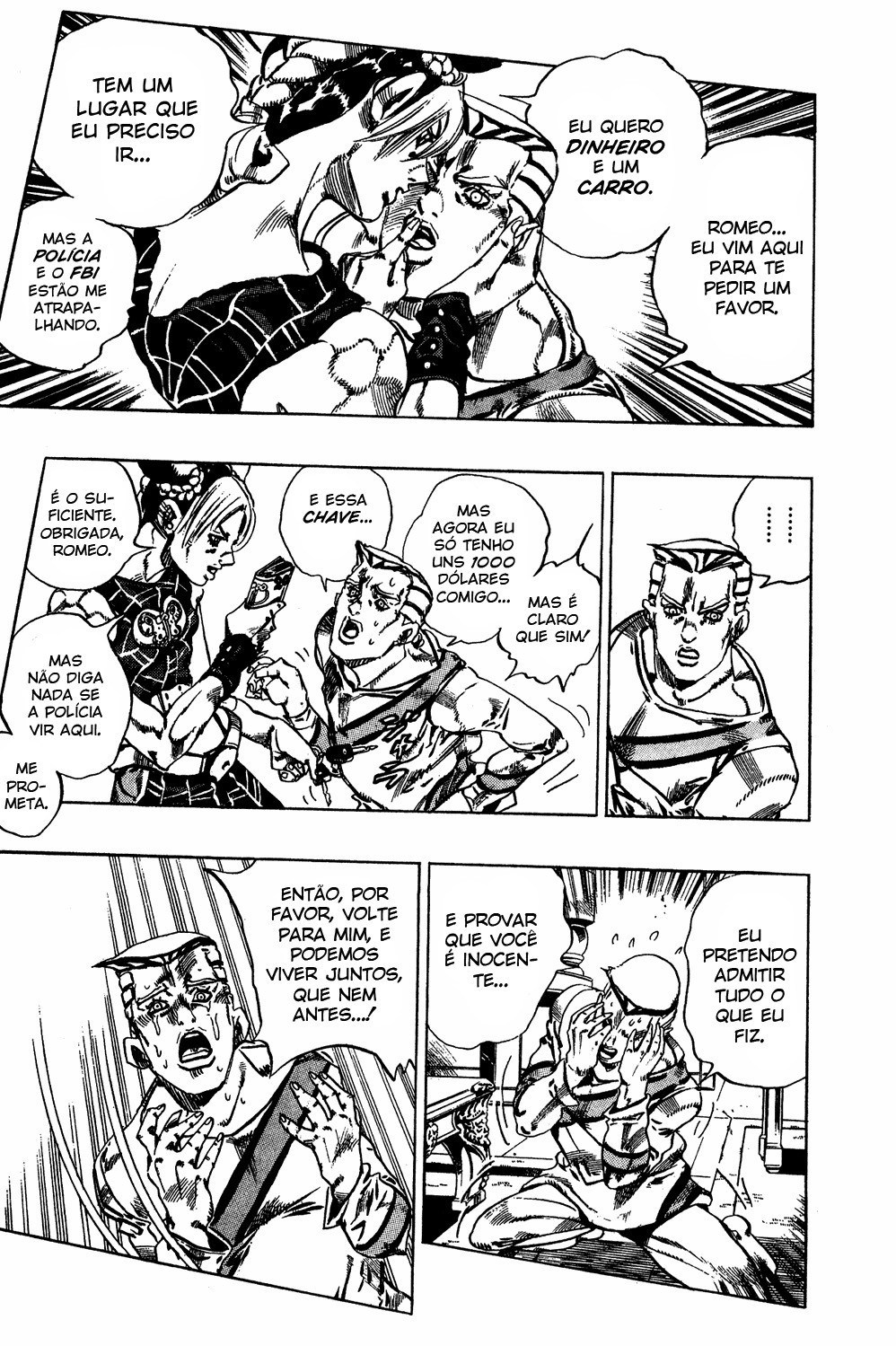 Read JoJo's Bizarre Adventure Part 6  Stone Ocean PT-BR Manga Online