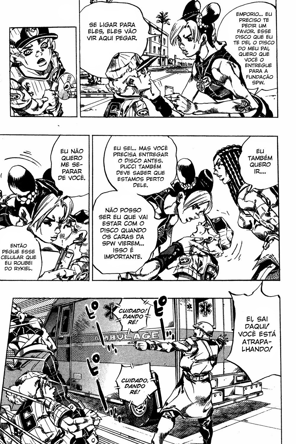 Read JoJo's Bizarre Adventure Part 6  Stone Ocean PT-BR Manga Online