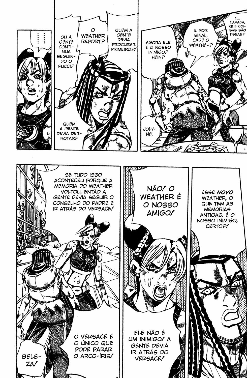 Read JoJo's Bizarre Adventure Part 6  Stone Ocean PT-BR Manga Online