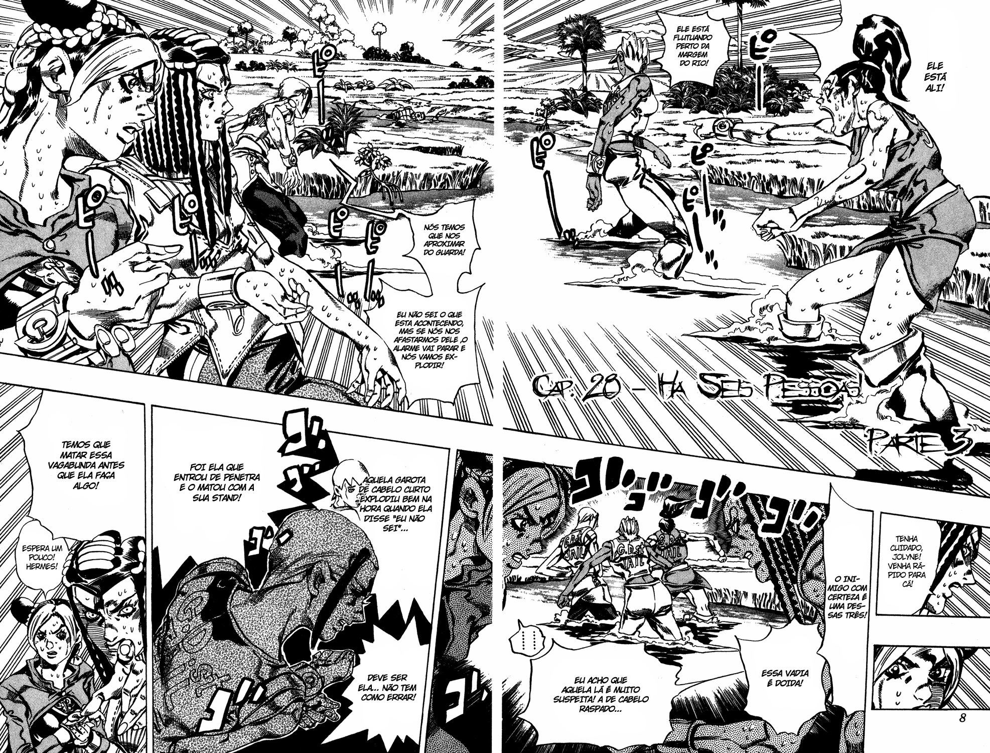 Read JoJo's Bizarre Adventure Part 6  Stone Ocean PT-BR Manga Online