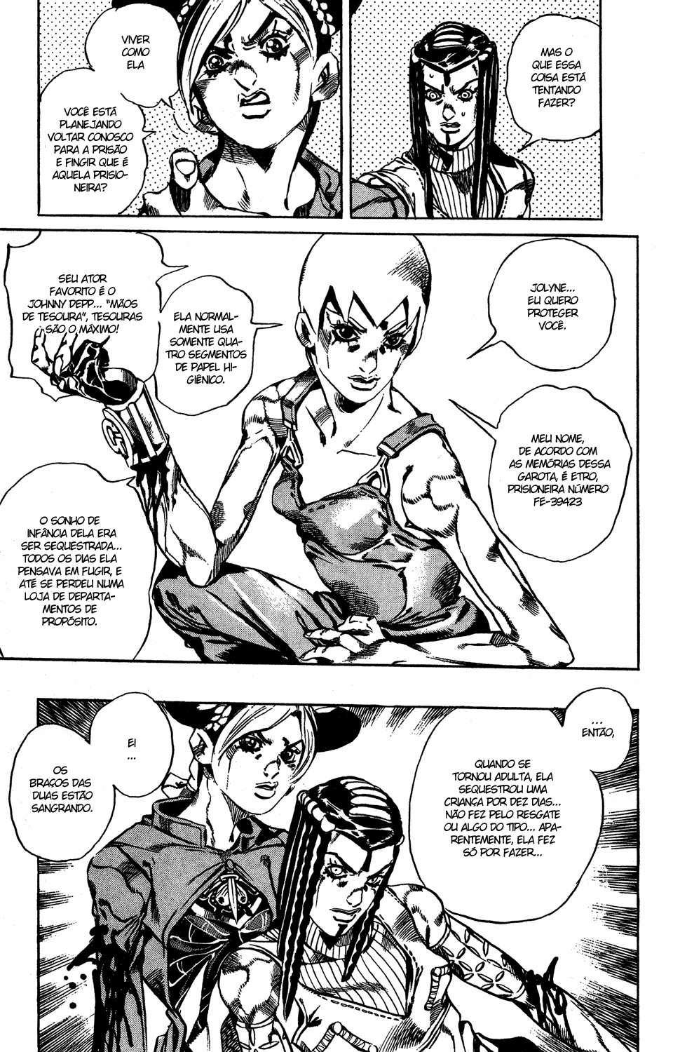 Read JoJo's Bizarre Adventure Part 6  Stone Ocean PT-BR Manga Online
