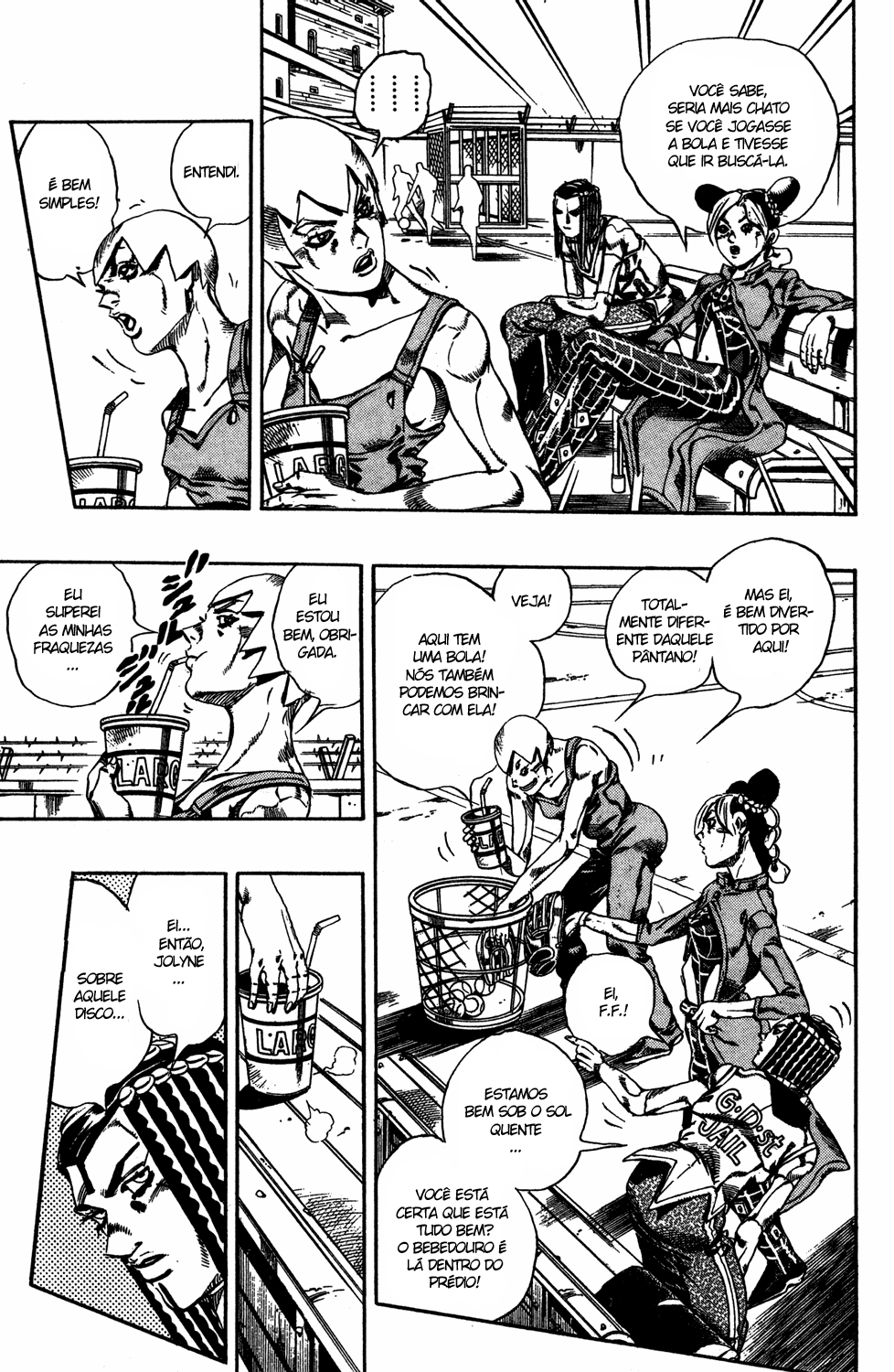 Read JoJo's Bizarre Adventure Part 6  Stone Ocean PT-BR Manga Online