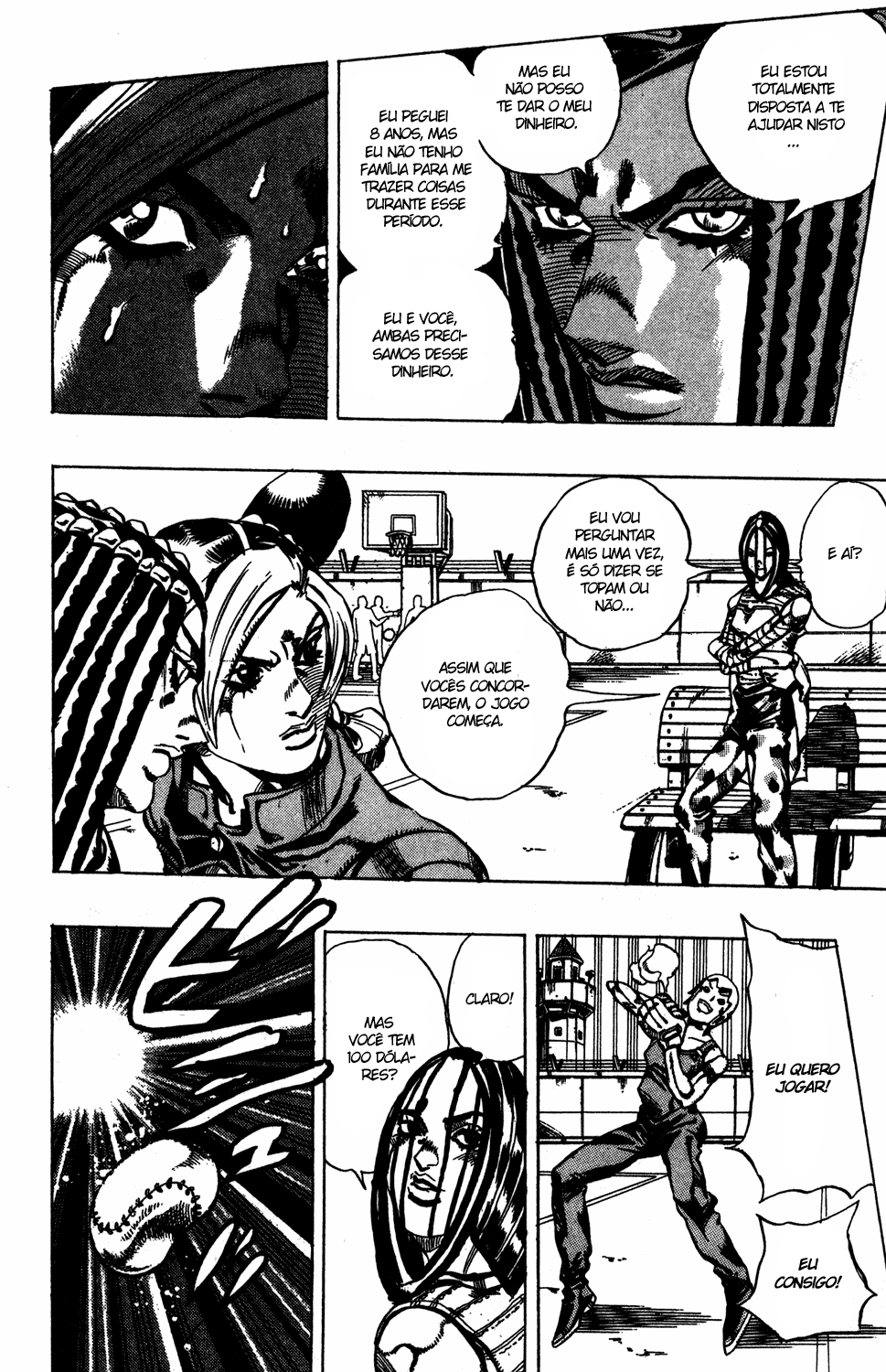 Read JoJo's Bizarre Adventure Part 6  Stone Ocean PT-BR Manga Online