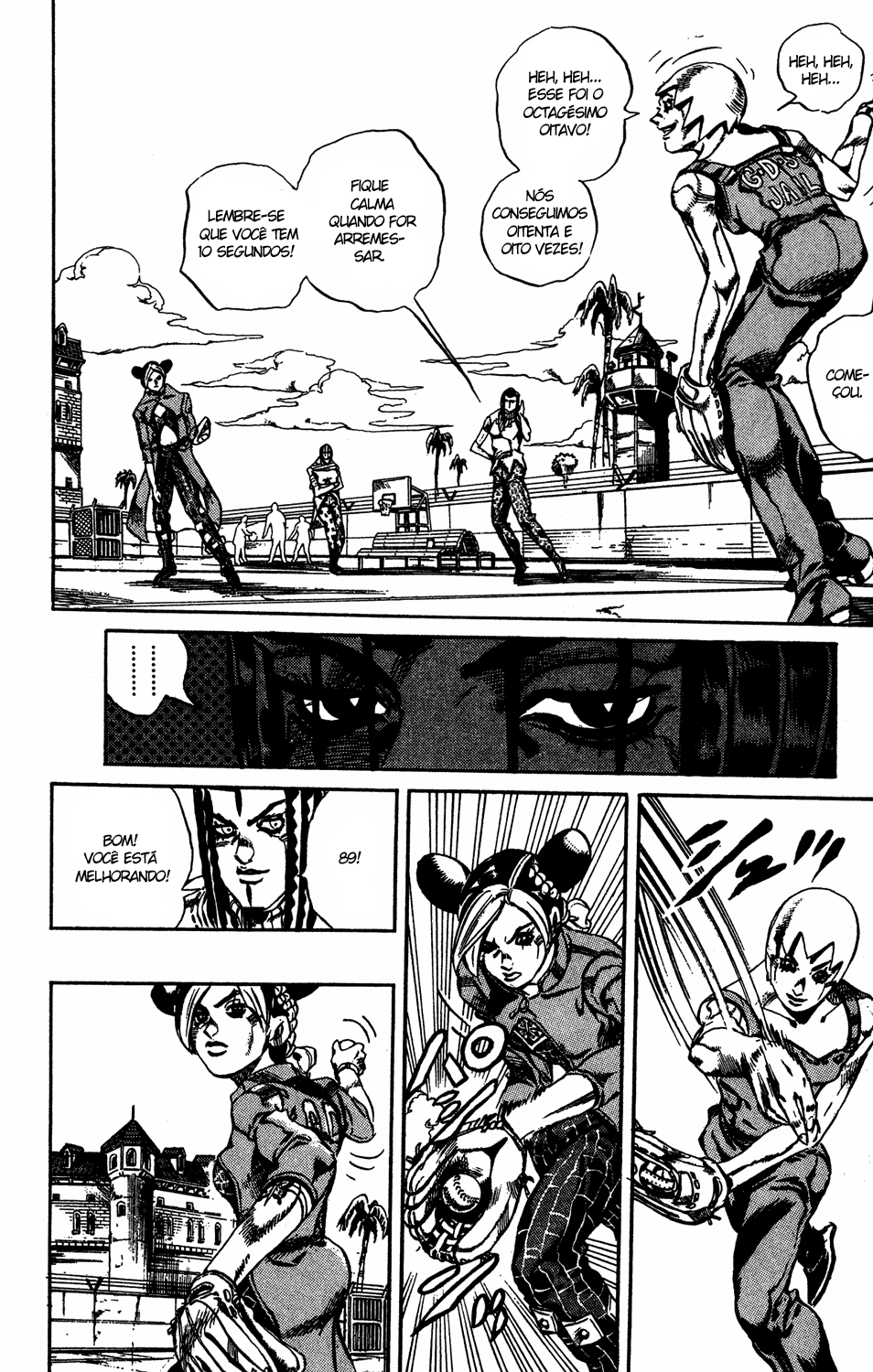 Read JoJo's Bizarre Adventure Part 6  Stone Ocean PT-BR Manga Online