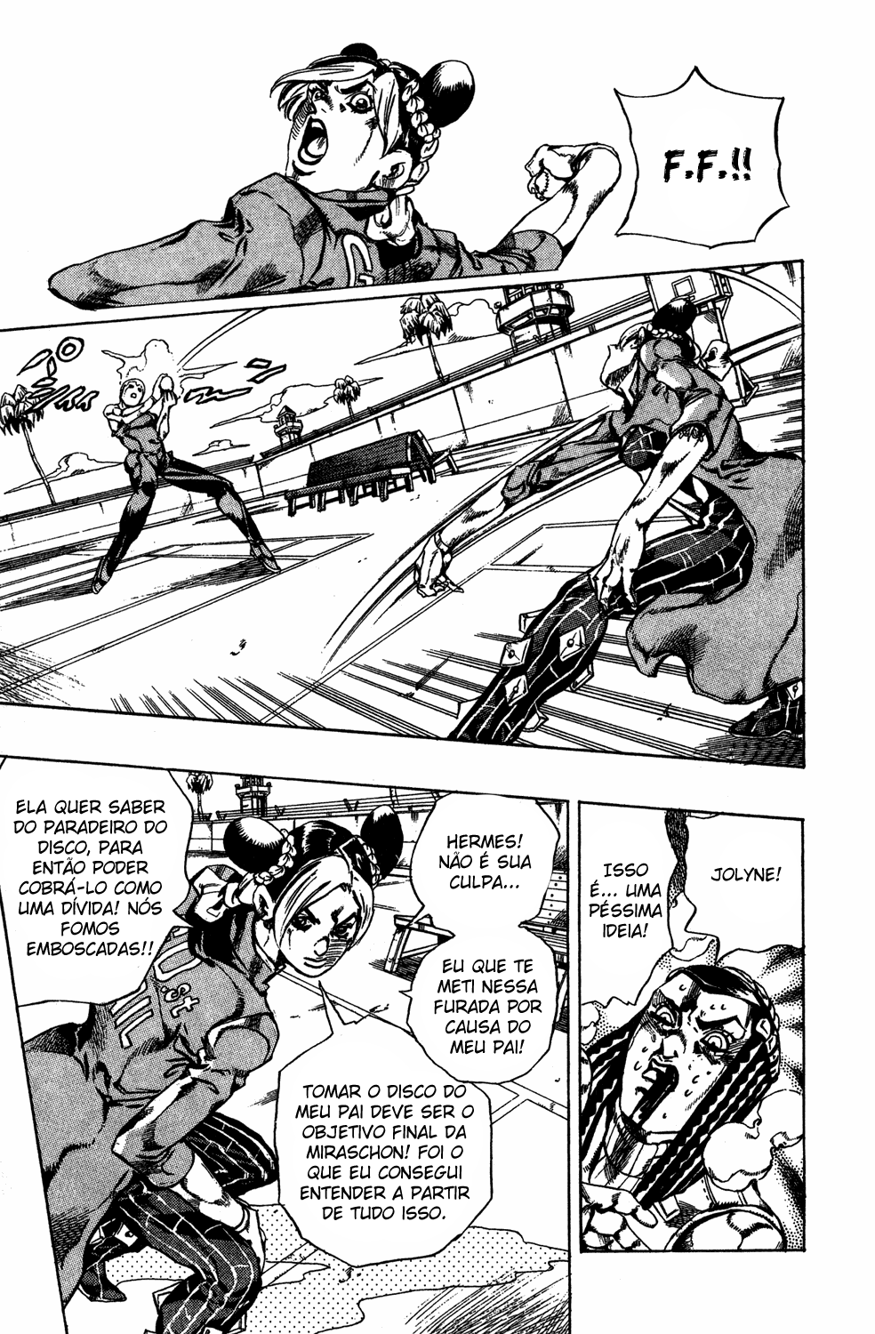 Read JoJo's Bizarre Adventure Part 6  Stone Ocean PT-BR Manga Online