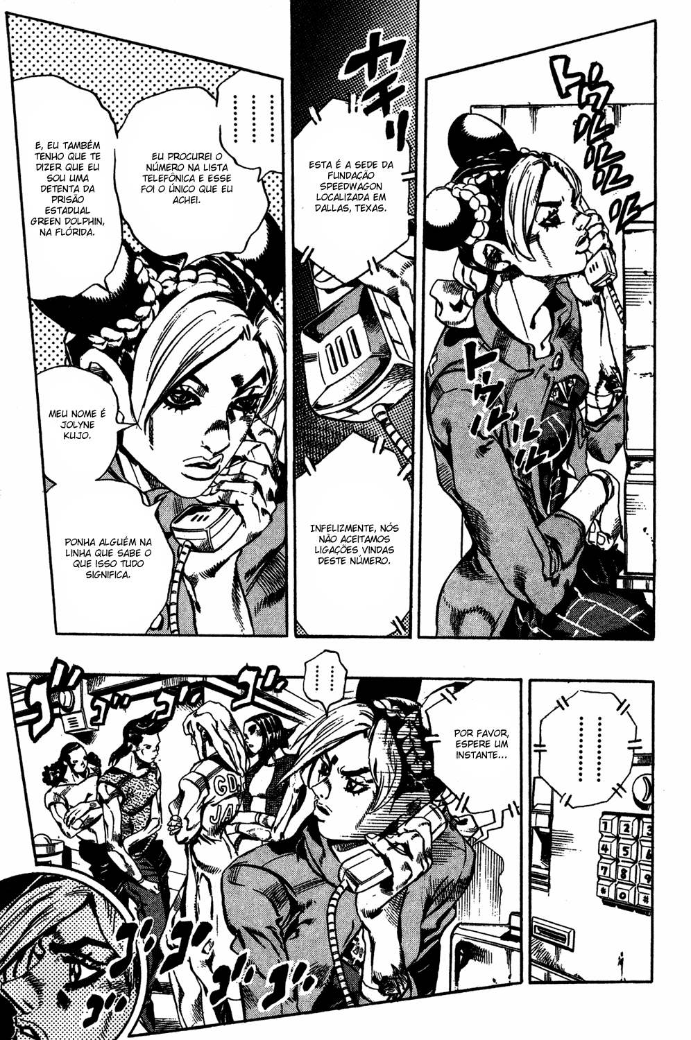 Read JoJo's Bizarre Adventure Part 6  Stone Ocean PT-BR Manga Online